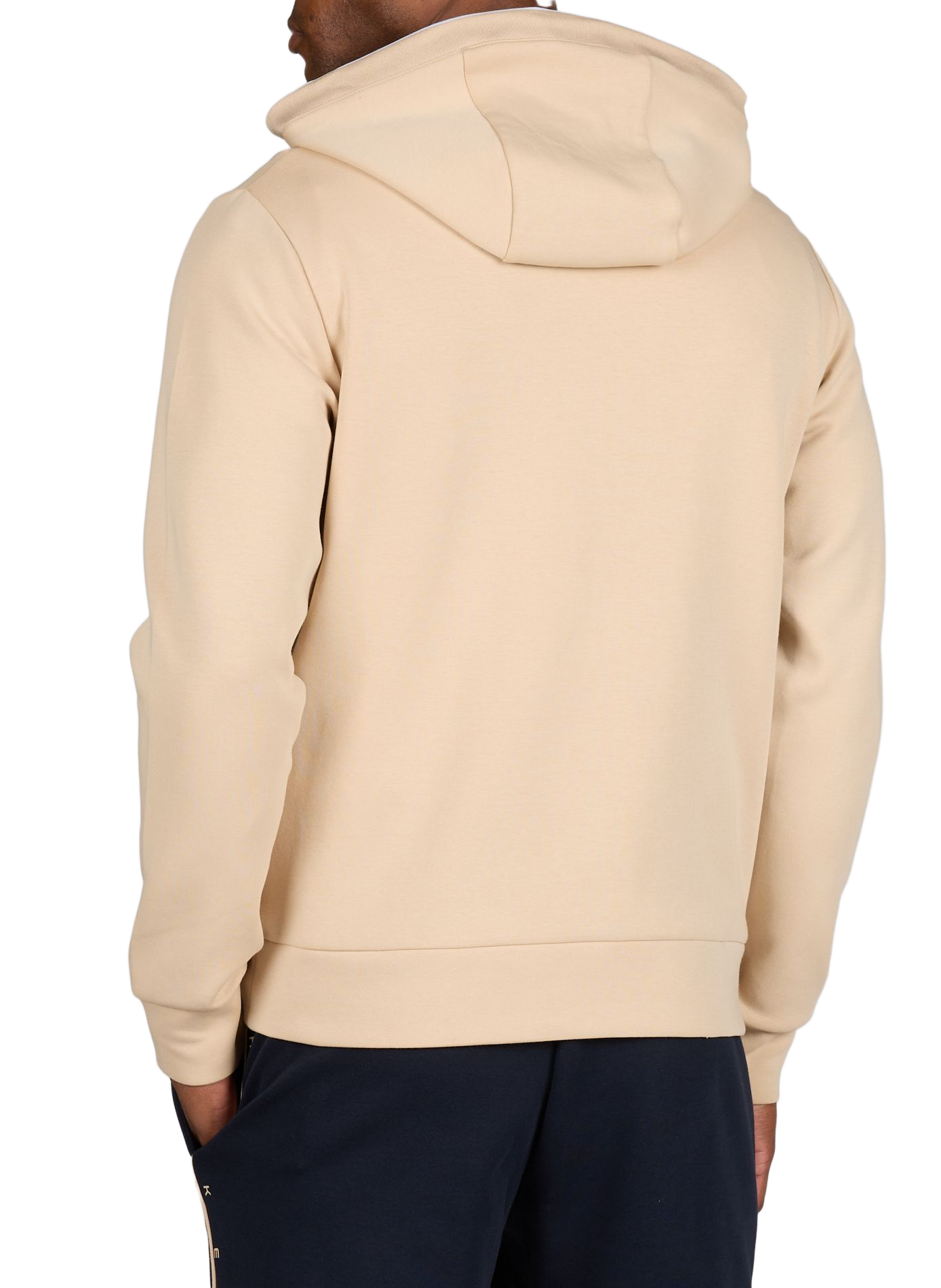 Sweat logo à capuche en coton mélangé HACKETT Beige