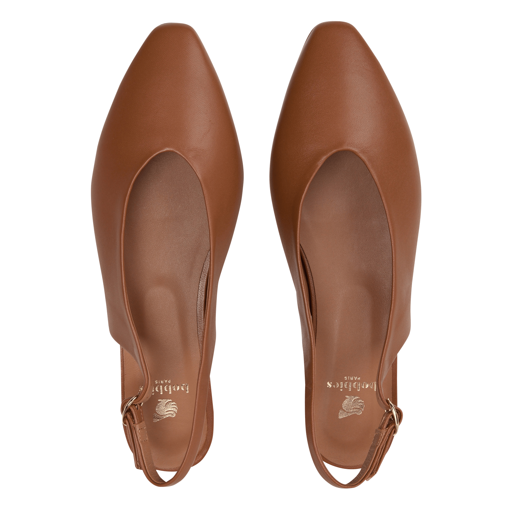Ballerines en cuir anouk BOBBIES Marron