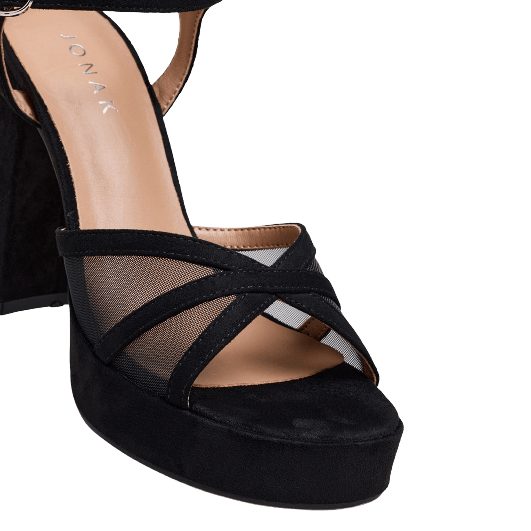 Sandales hautes à bride jennyfer JONAK Noir