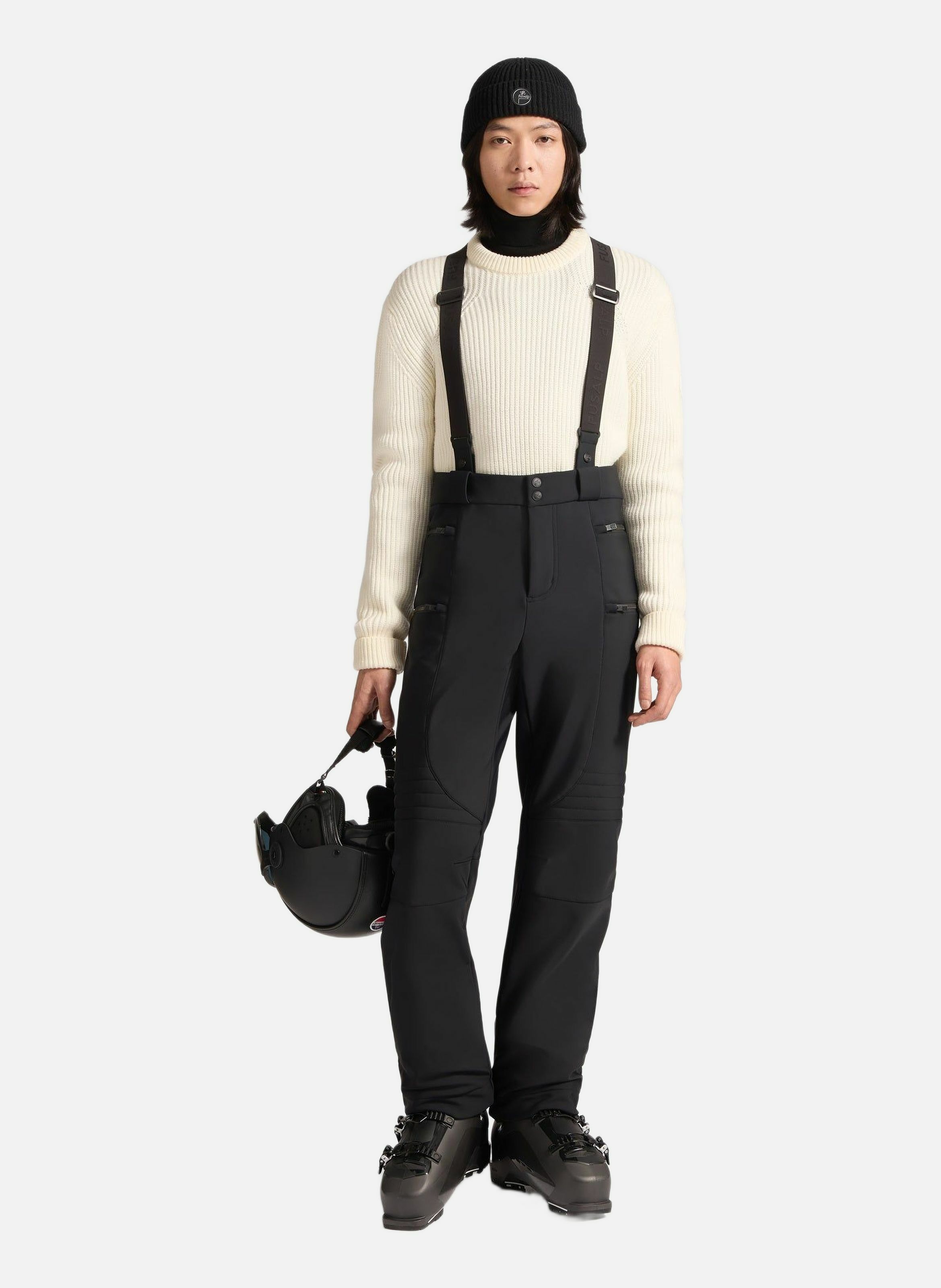 Pantalon de ski flash coupe regular FUSALP Noir