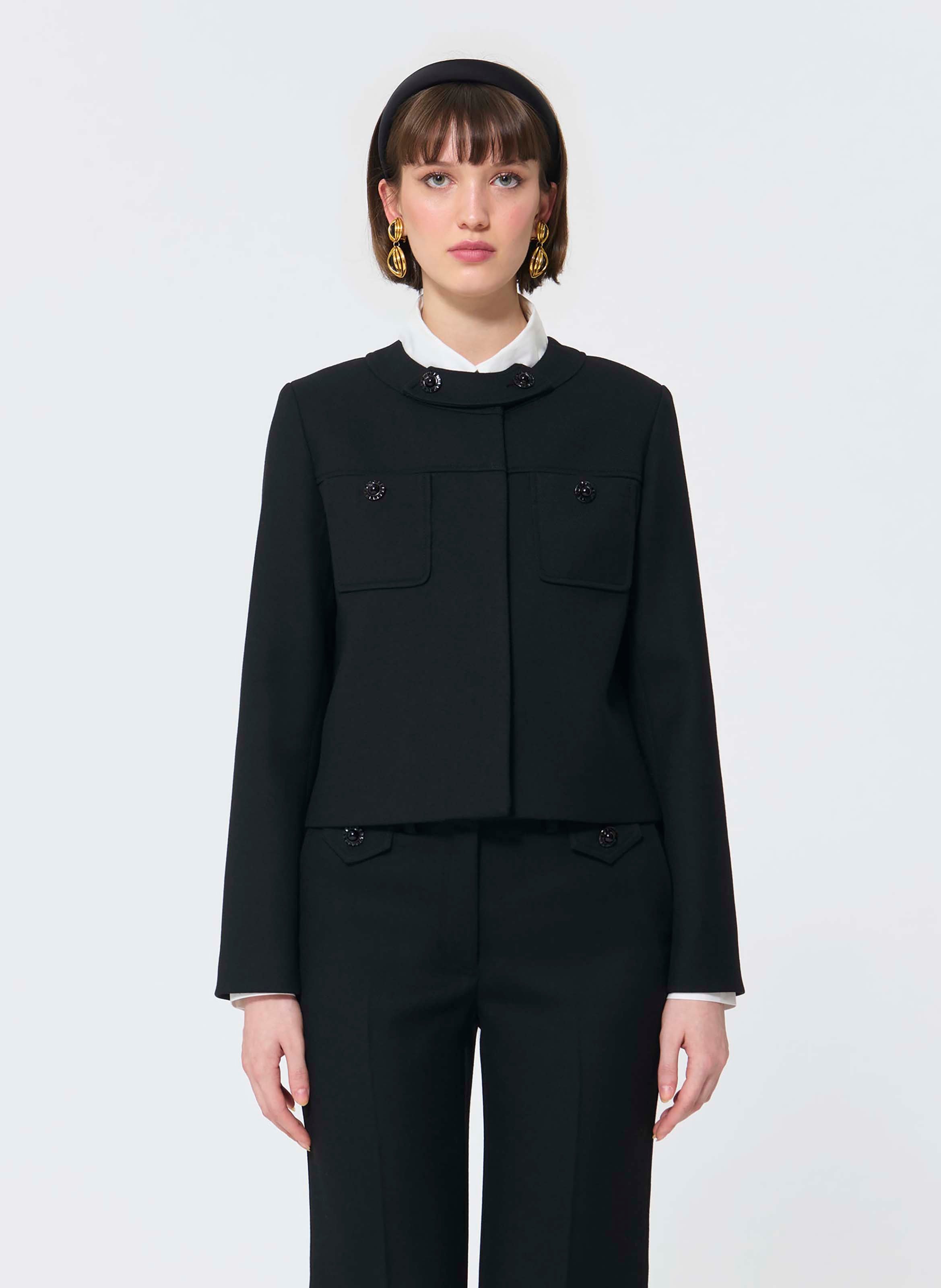 Veste venise TARA JARMON Noir