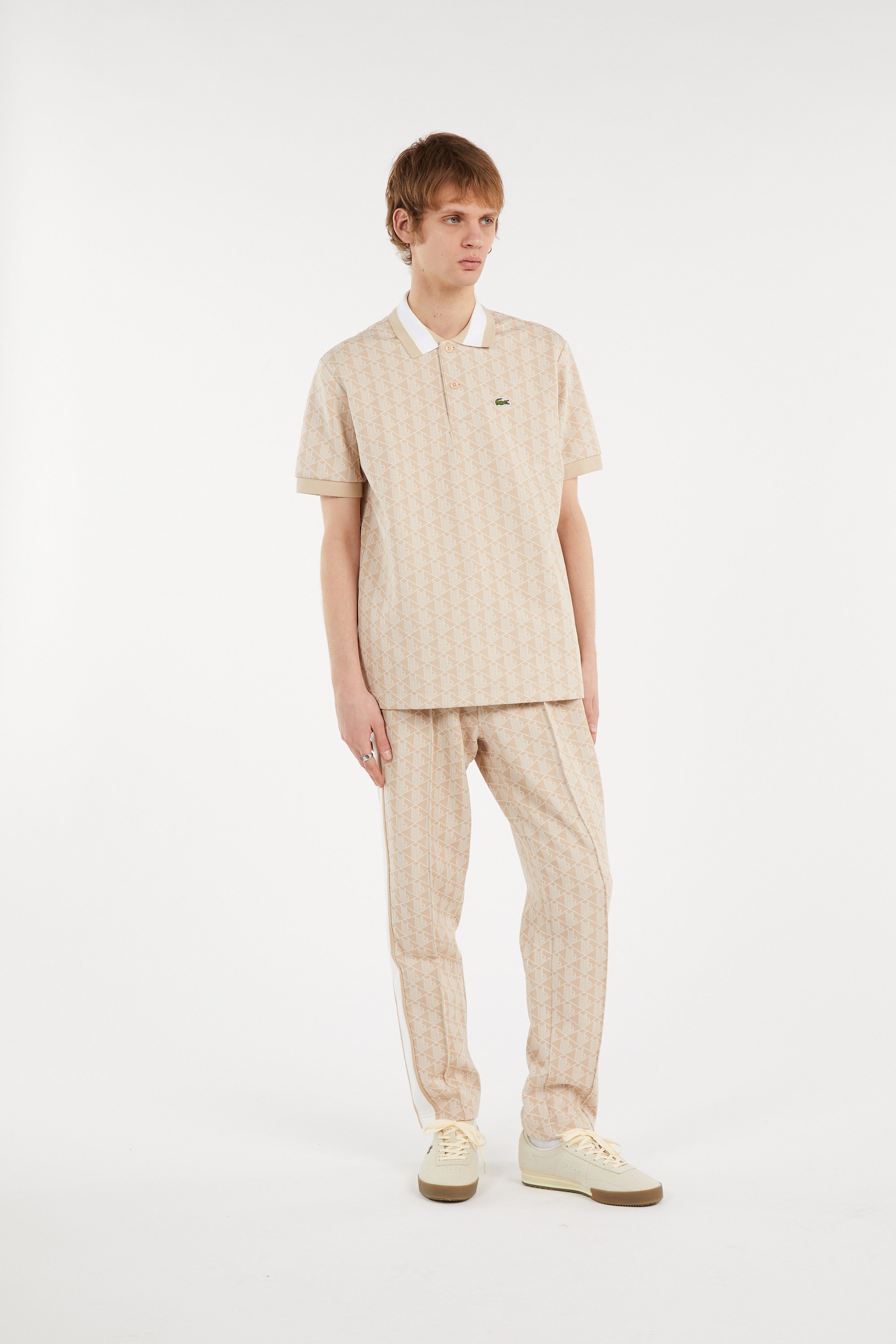 Polo the blend monograme LACOSTE Beige