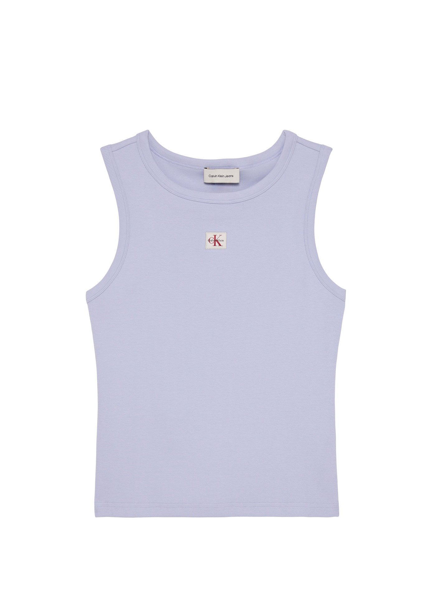 Ribbed cotton tank top  Cosmic sky