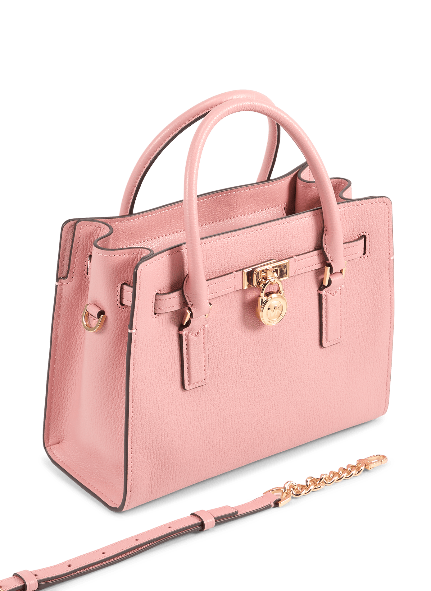 Modern leather Hamilton handbag | Pink MICHAEL KORS Women