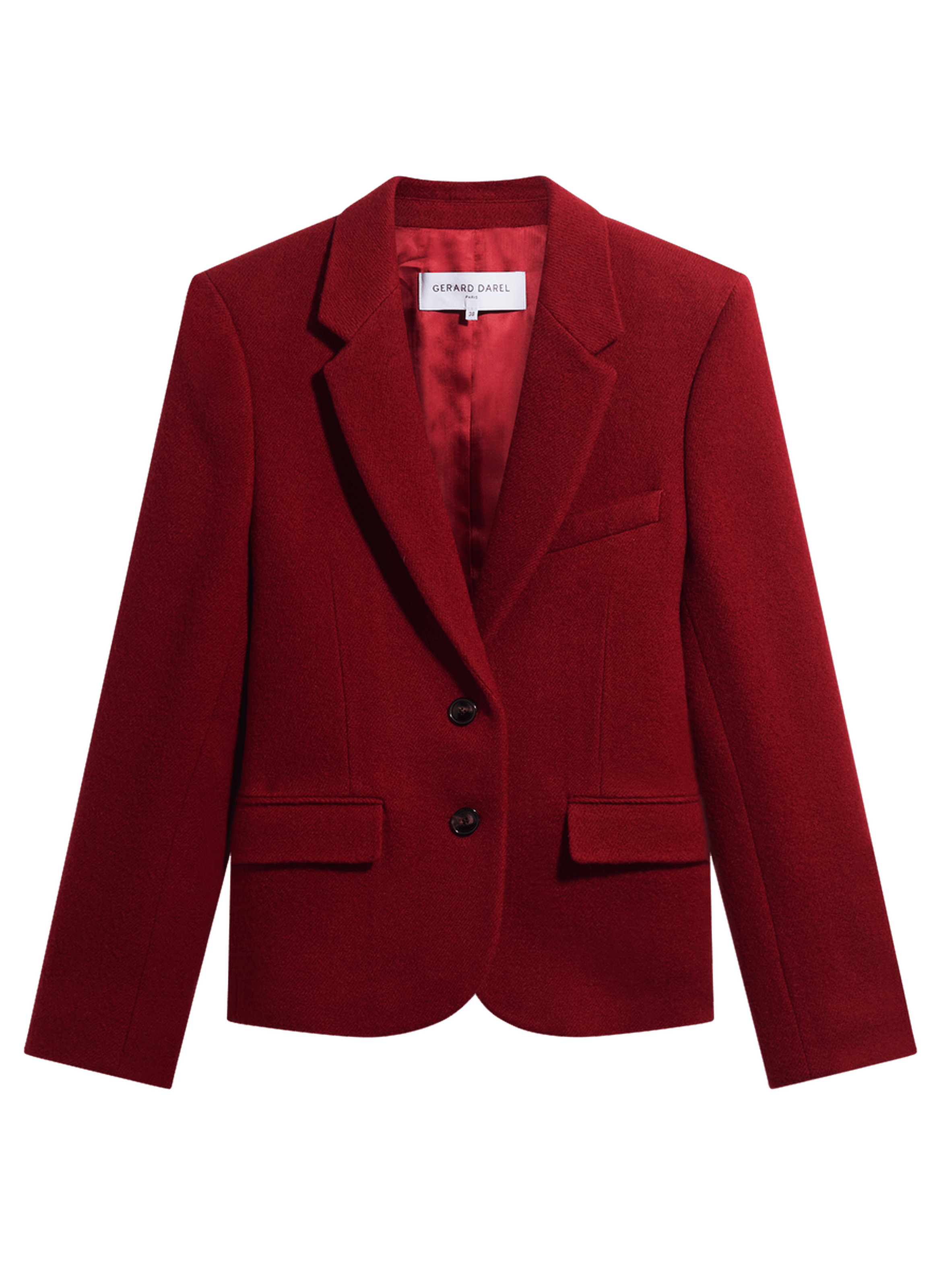 Veste en laine vierge - julis GERARD DAREL Rouge
