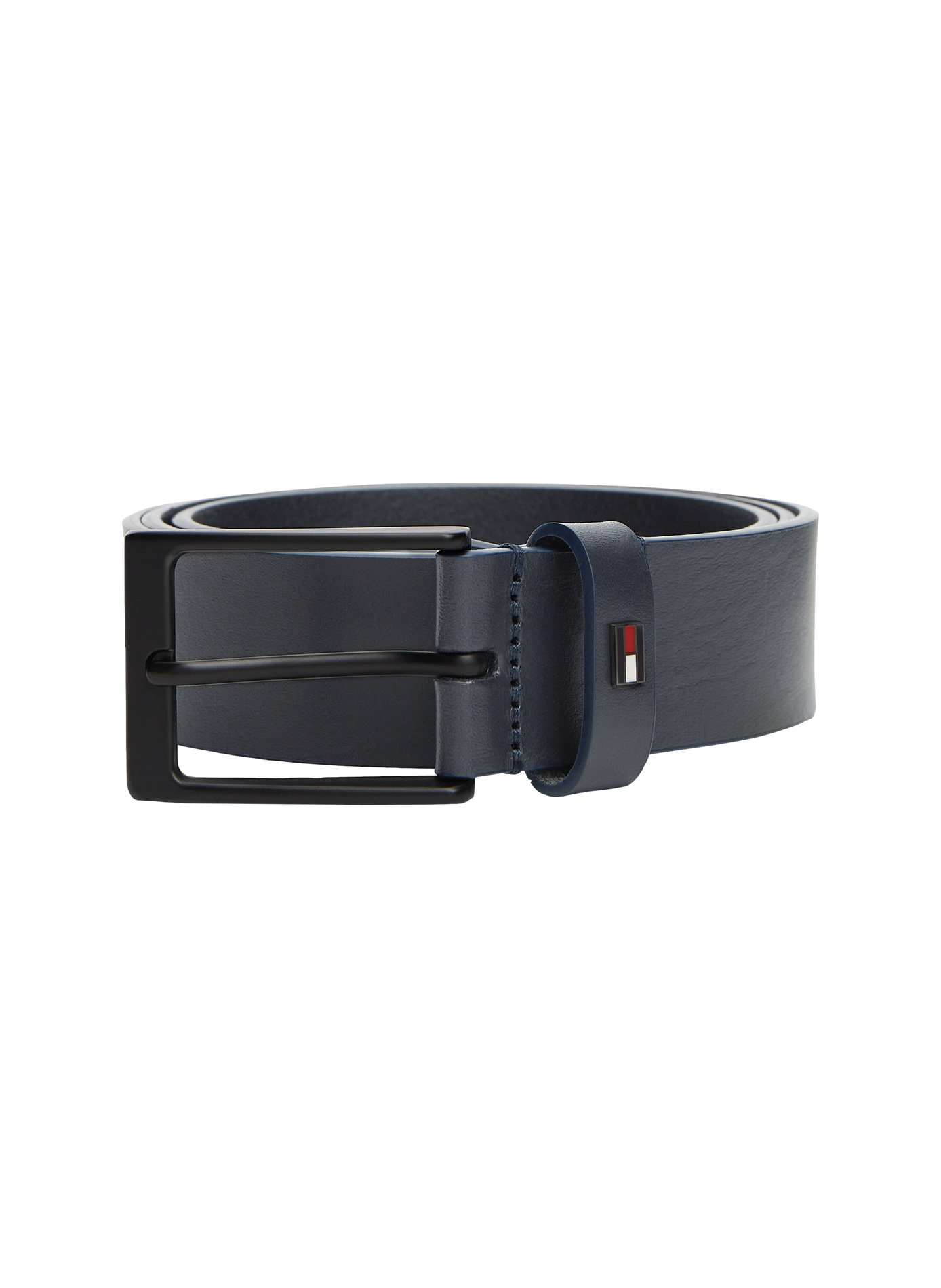 Calfskin leather belt | Blue TOMMY HILFIGER Men