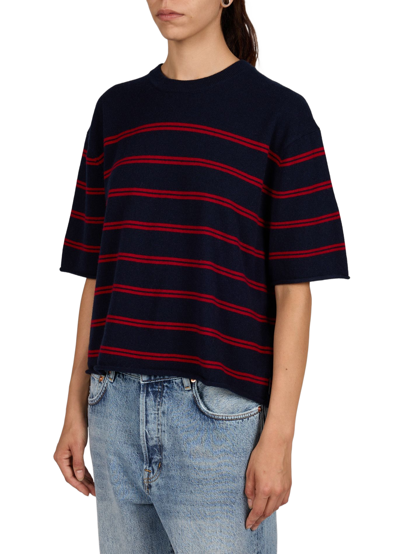 Oversize-Pullover aus Wolle und Kaschmir BELLEROSE Mehrfarbig
