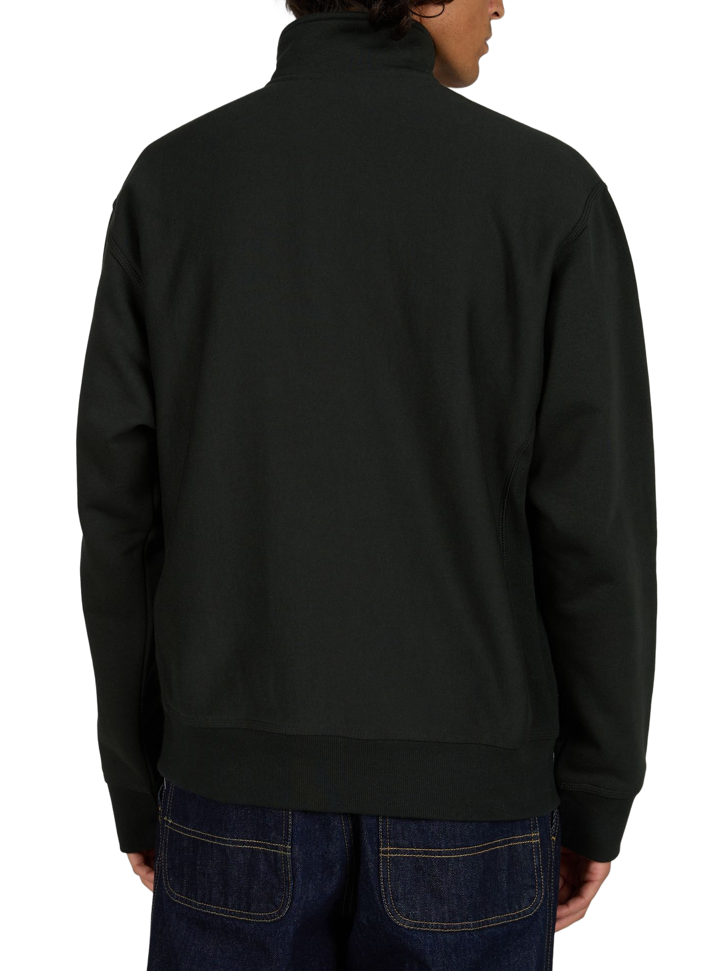Sweatshirt mit Reißverschluss am Kragen aus Baumwollmischung CARHARTT WIP Grun