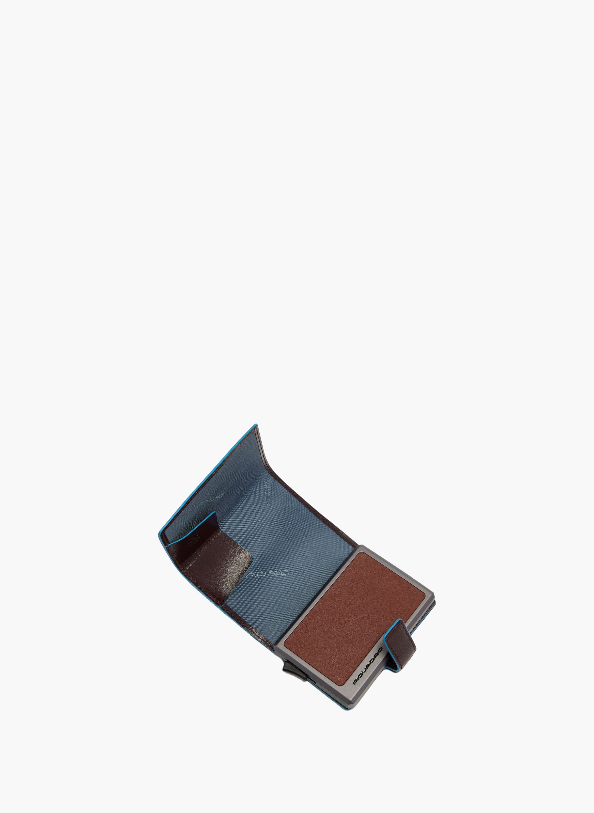 Portefeuille modulaire magsafe® PIQUADRO Marron