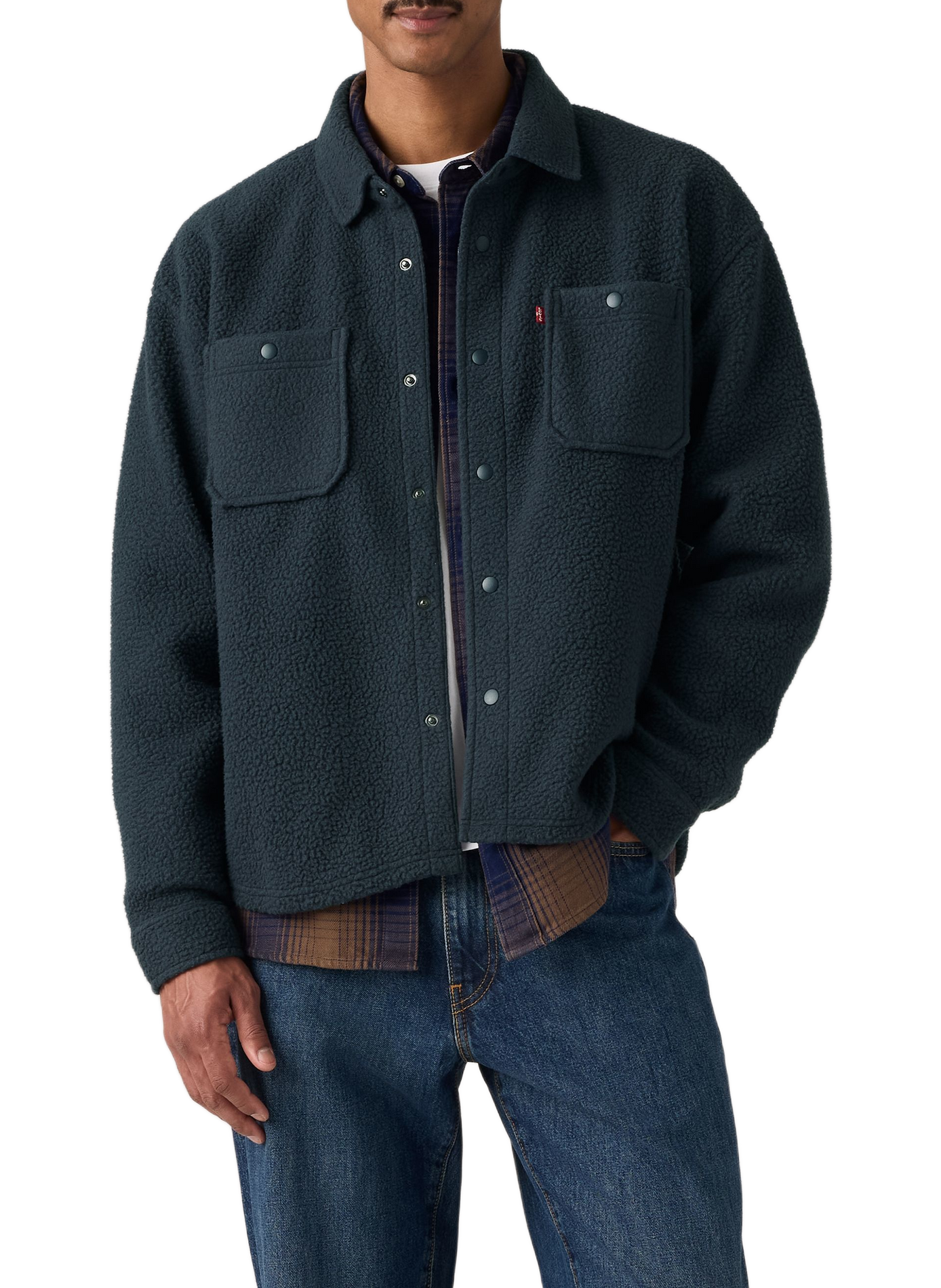 Gerade geschnittene Jacke mit klassischem Kragen LEVI'S Blau