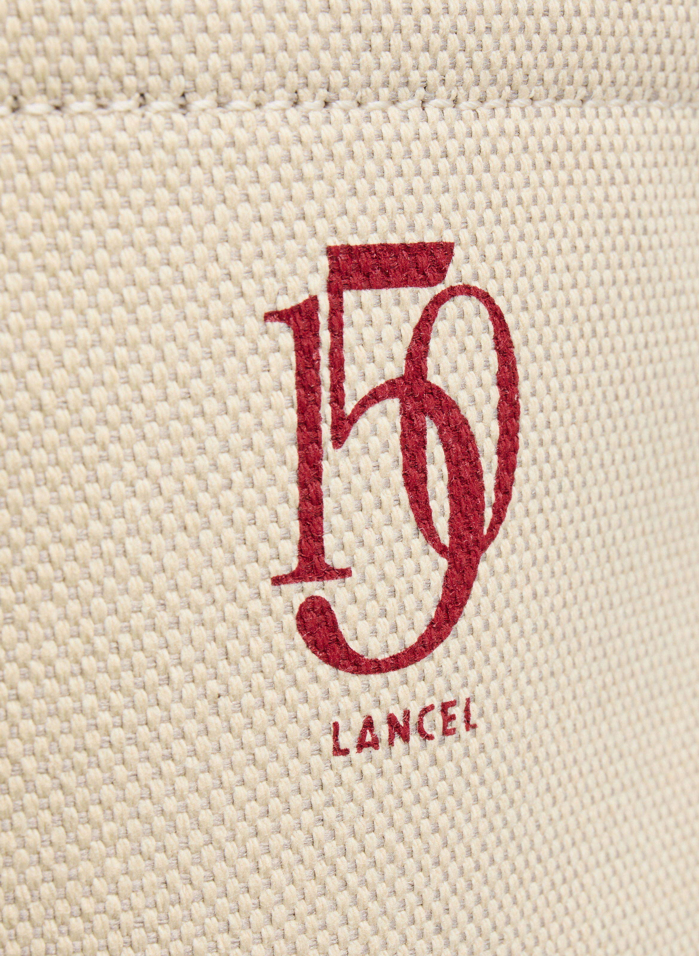 Sac cabas capsule lancel 150y en animation 150y : toile & cuir de vachette lisse LANCEL Multicolore