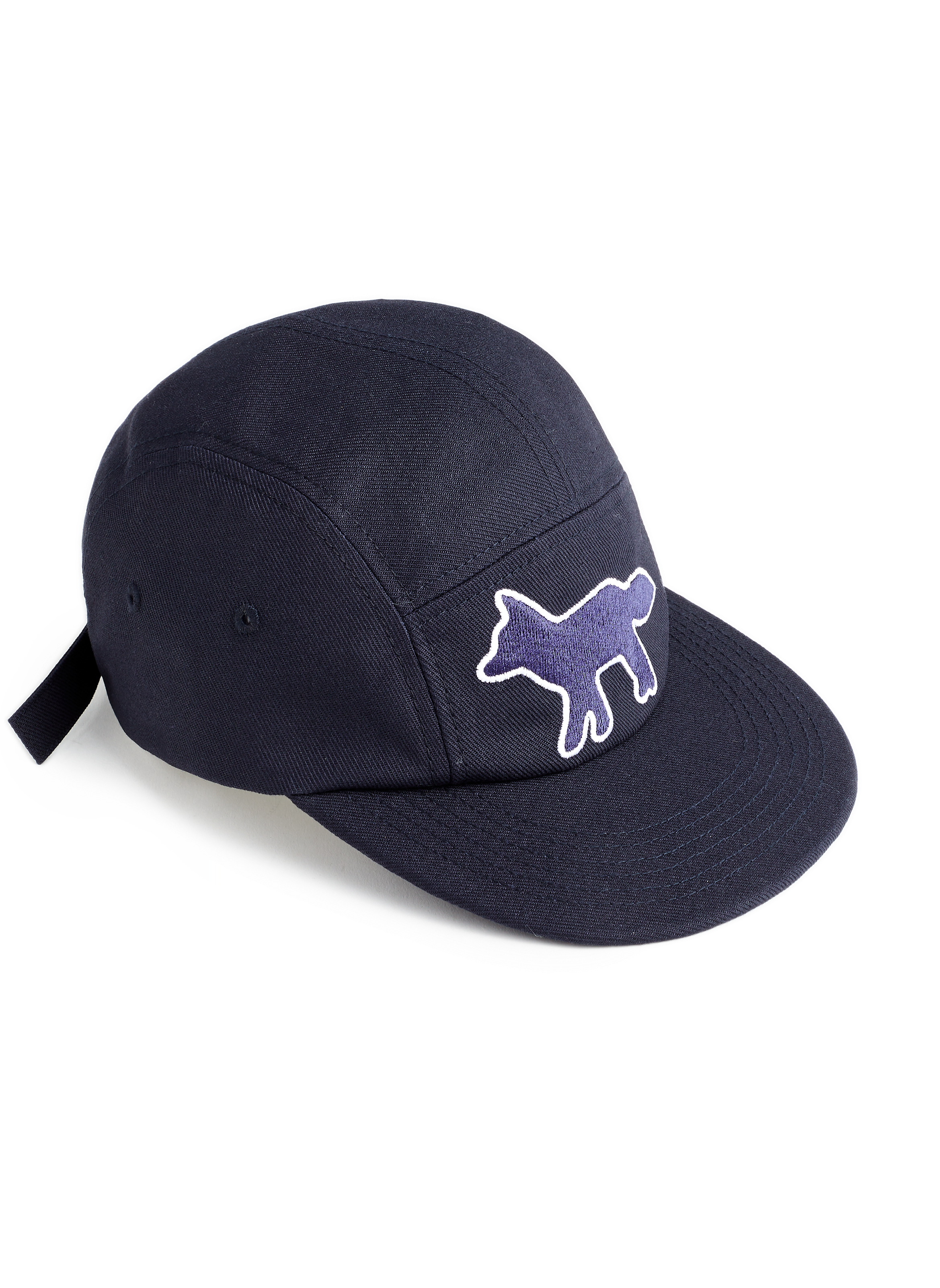 Casquette à logo en coton mélangé