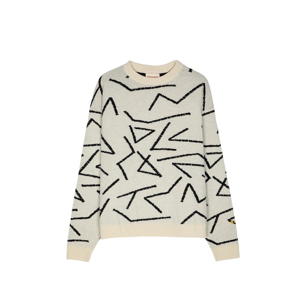 Pull à motif en laine