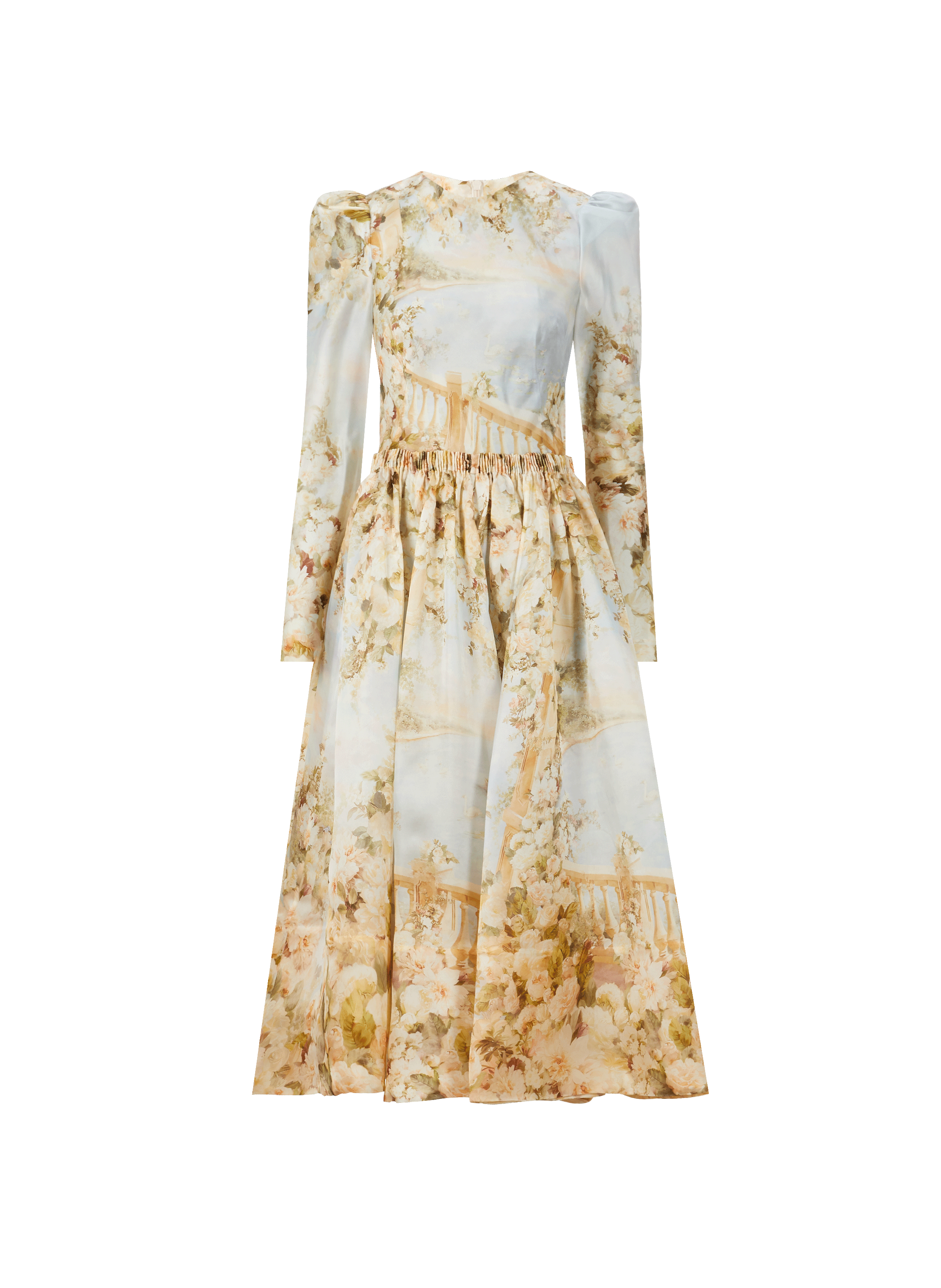 Robe midi Lyrical en organza de soie
