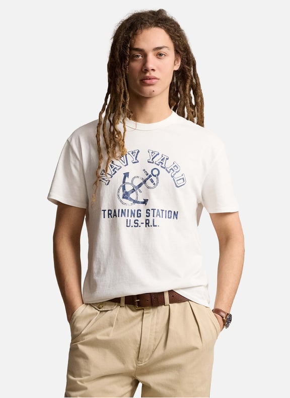 Cotton T-shirt White by POLO RALPH LAUREN POLO RALPH LAUREN Cotton T-shirt White