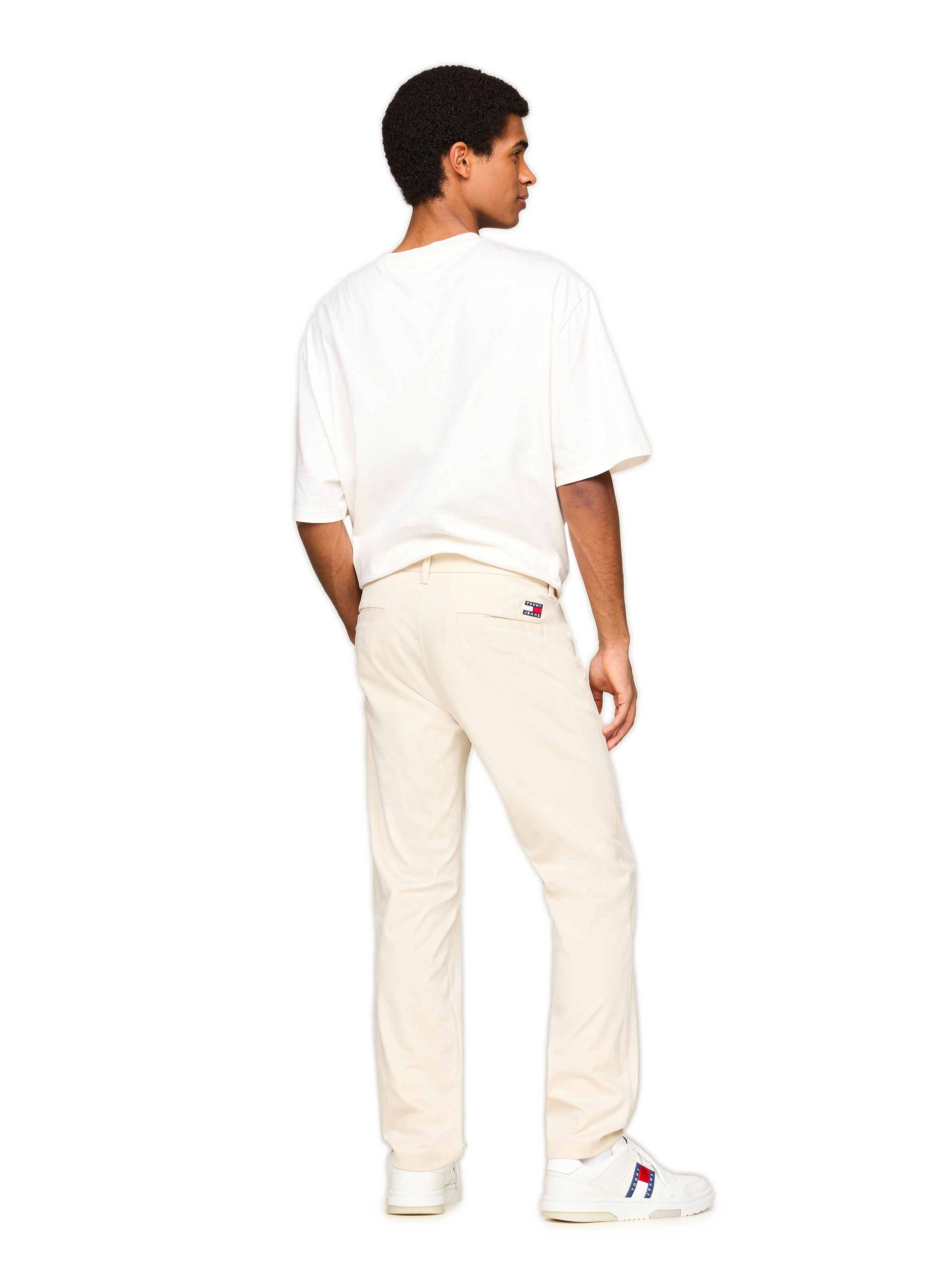 Bedford slim-fit cotton trousers TOMMY HILFIGER Beige