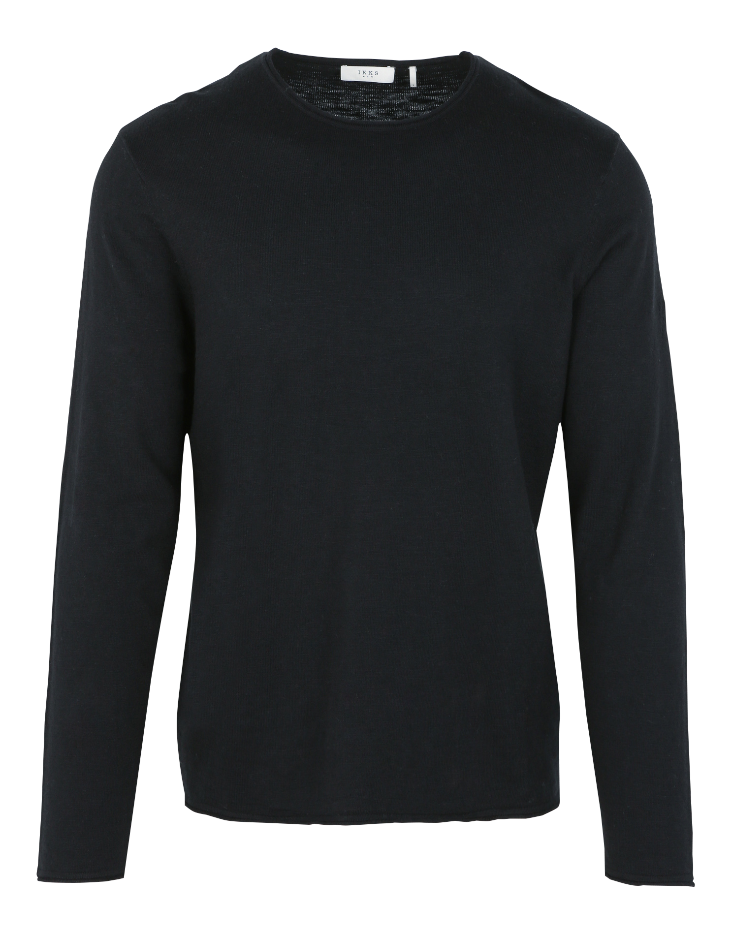 Pull col bateau en coton IKKS Noir