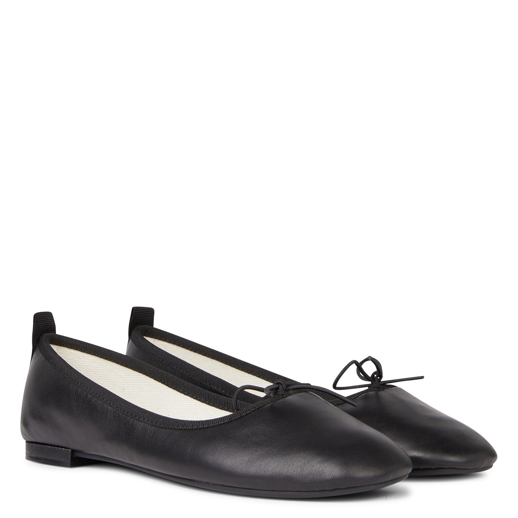 Ballerines en cuir REPETTO Noir