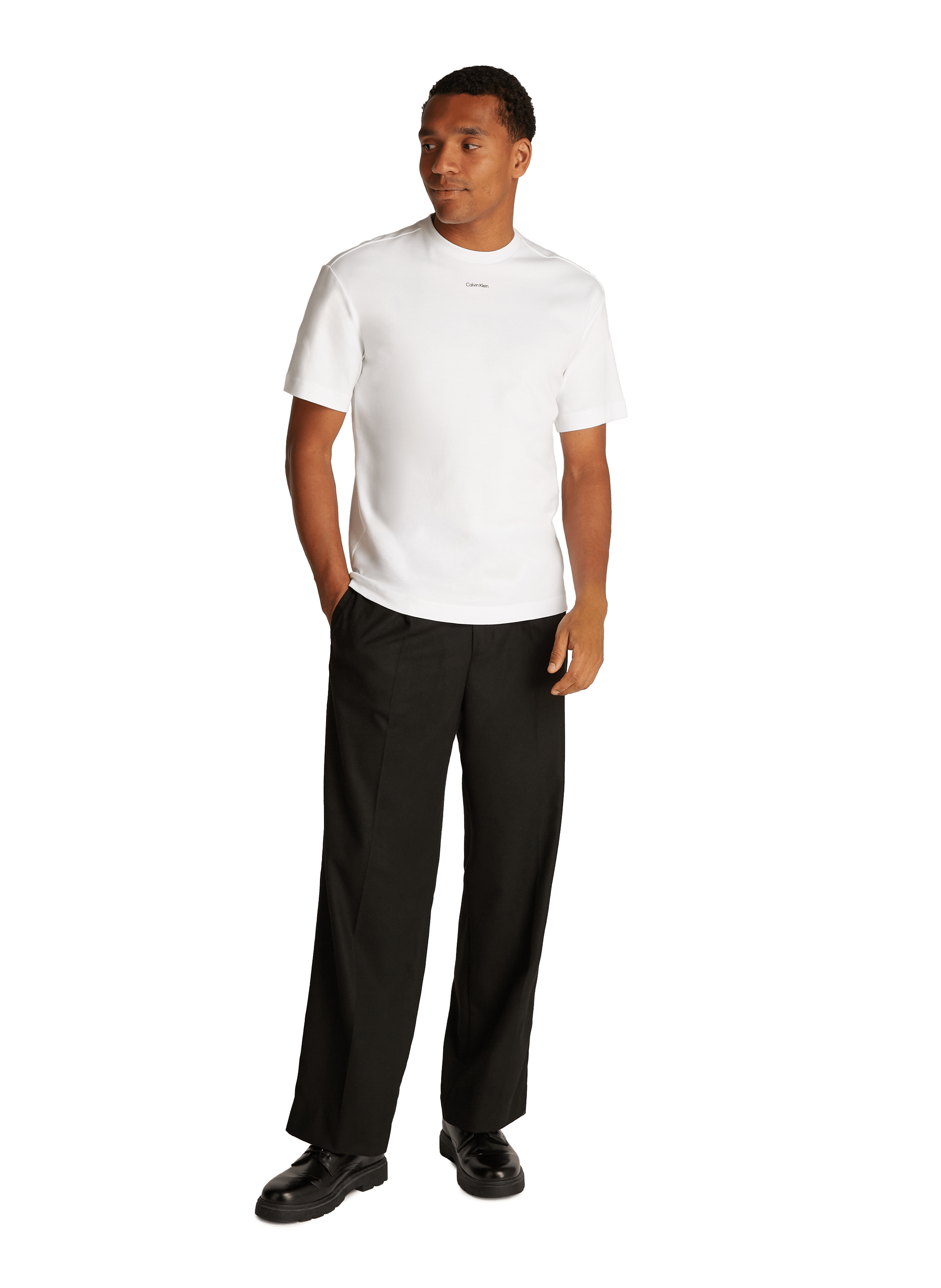 Cotton T-shirt CALVIN KLEIN White