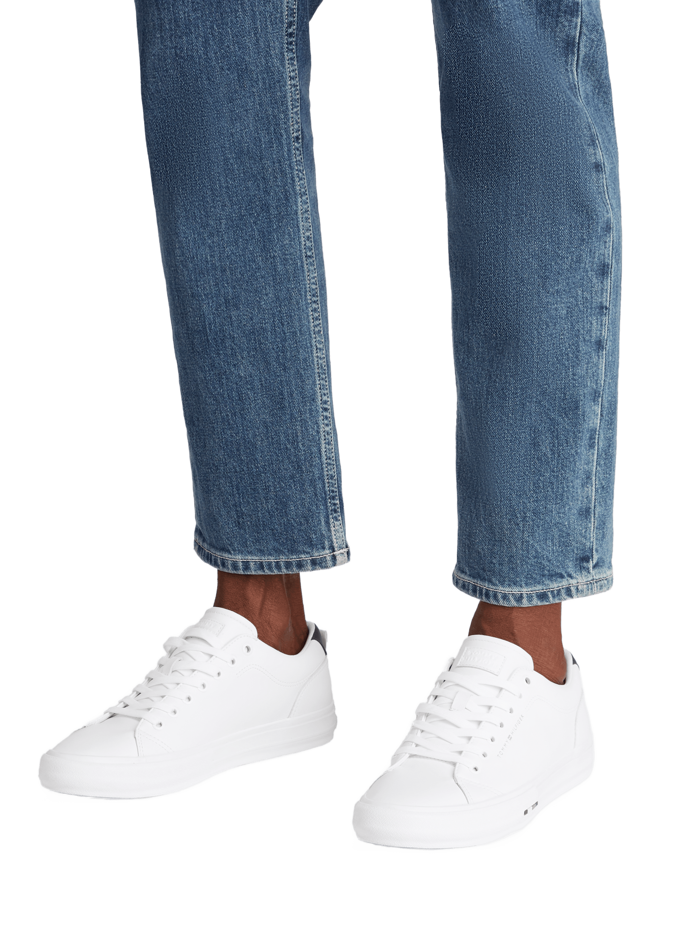 Leather sneakers TOMMY HILFIGER White