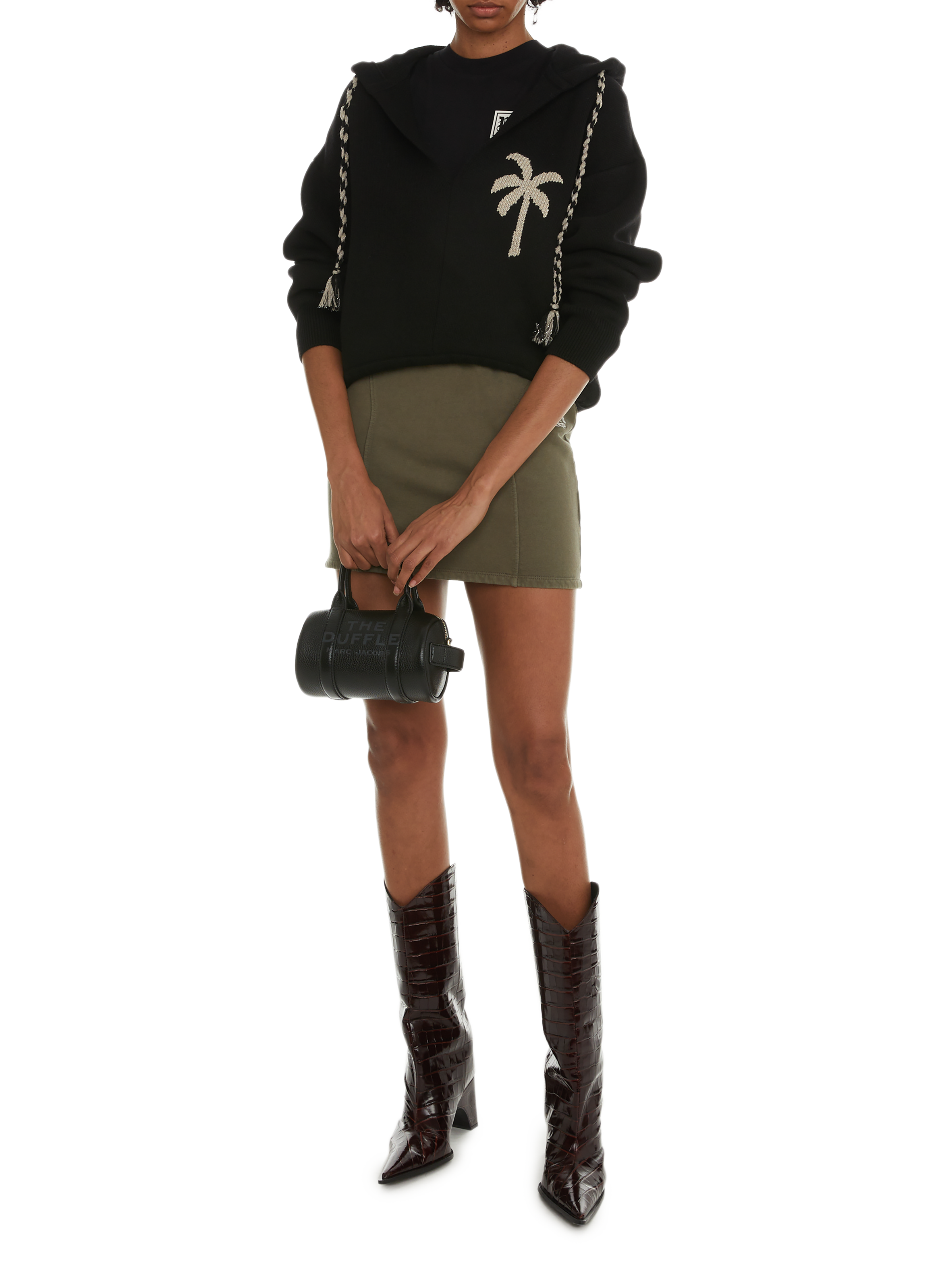 Pull avec motif palmier PALM ANGELS Noir