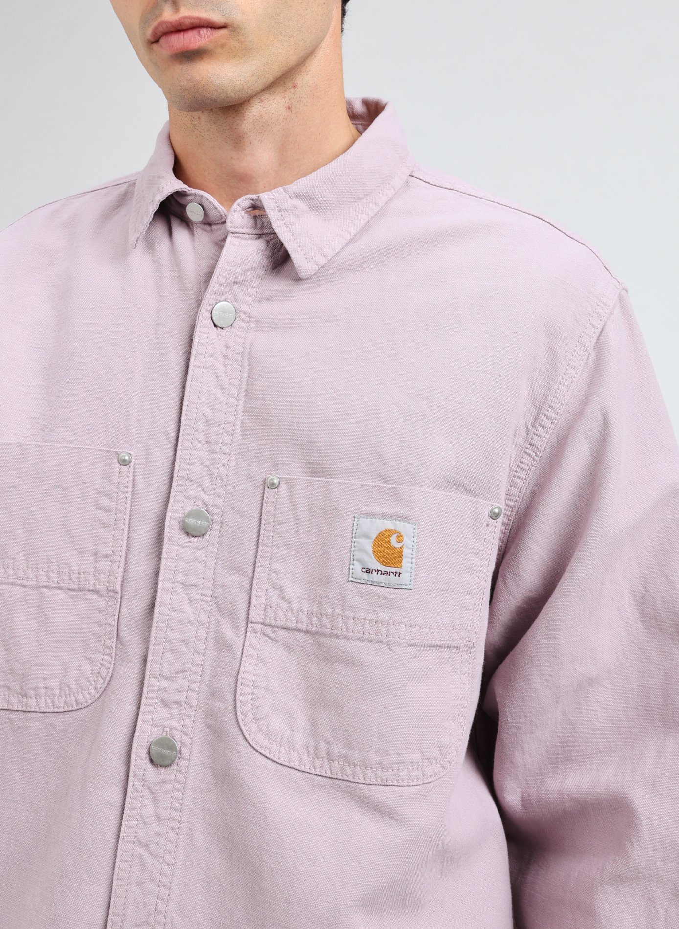 Cotton logo shirt Pink