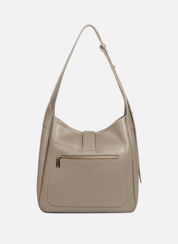 M bucket bag - Top Double | Grey by LANCASTER M bucket bag - Top Double Grey