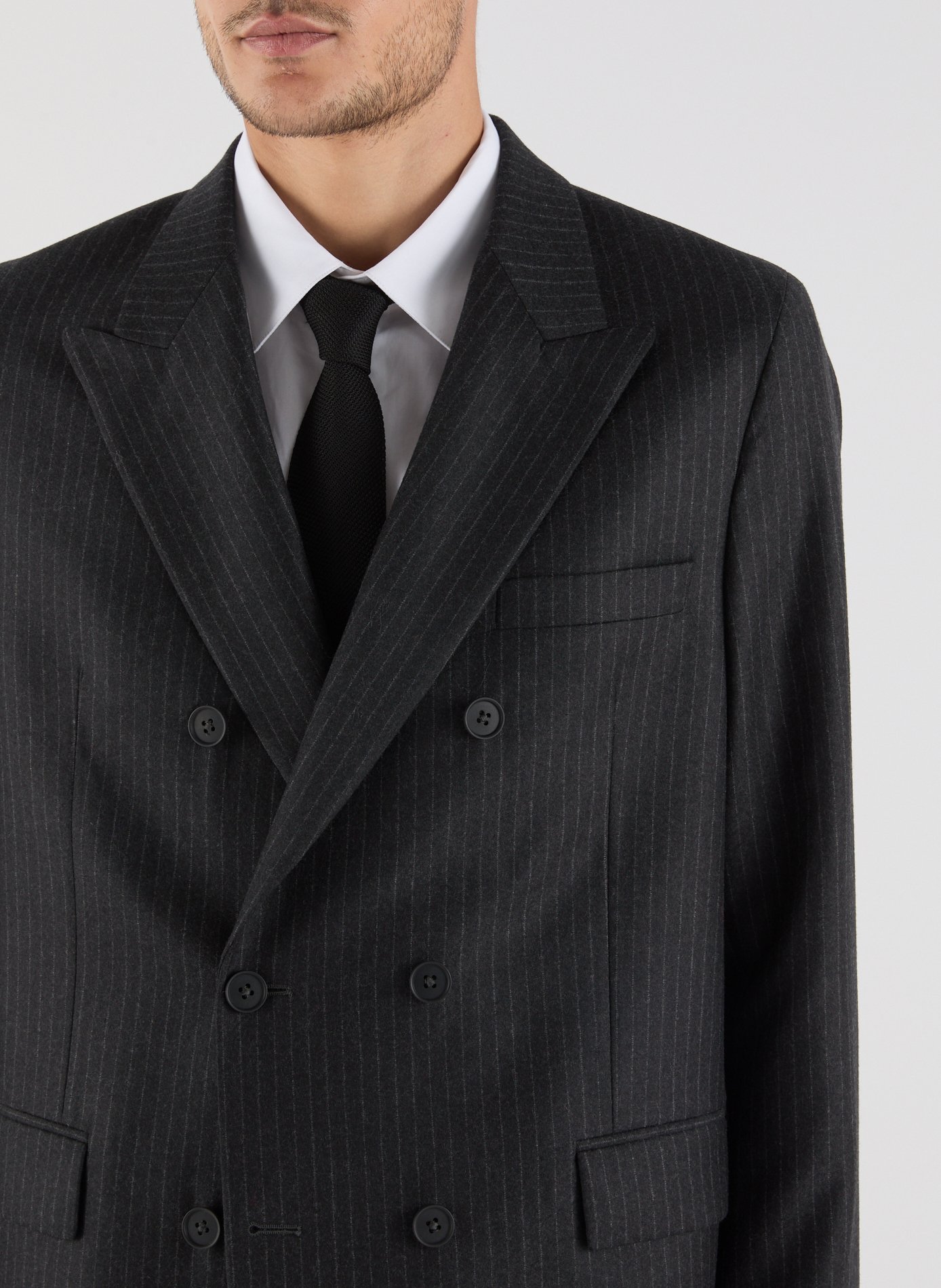 Veste de costume Ezer en laine  SAISON 1865 Gris