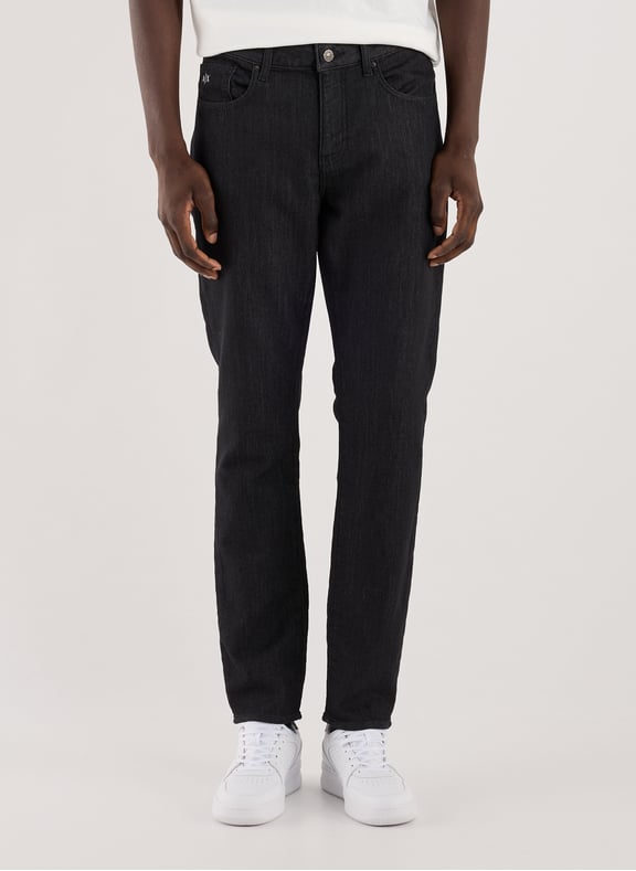 Slim fit jeans J14 in blended cotton Black by ARMANI EXCHANGE ARMANI EXCHANGE Slim fit jeans J14 in blended cotton Black