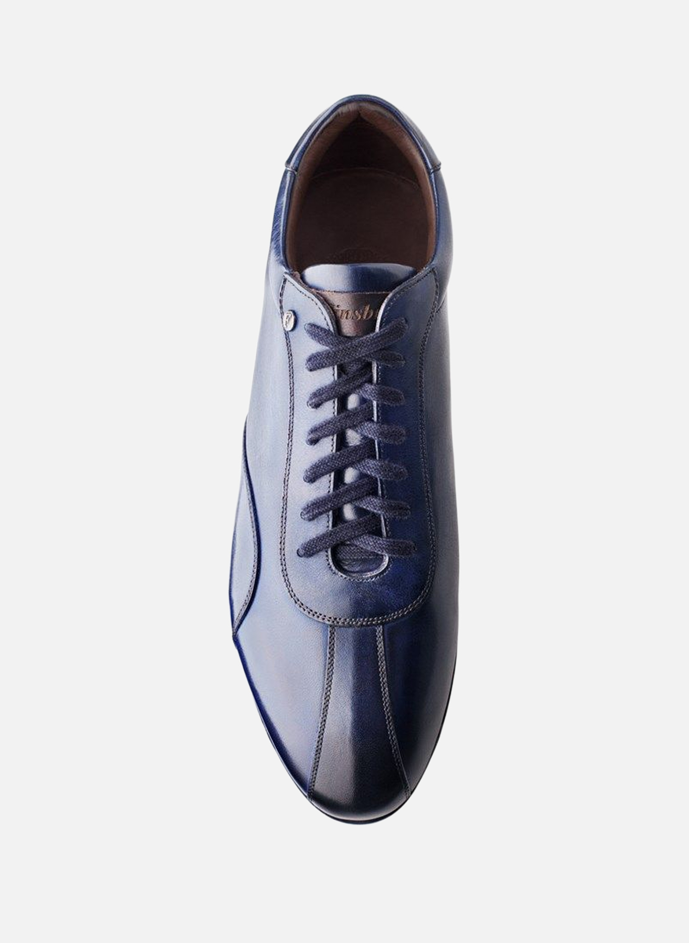 Sneakers cuir copan FINSBURY Bleu