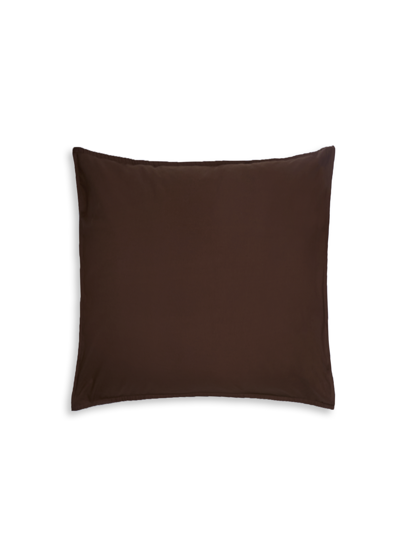 Taie d'oreiller en percale de coton AU PRINTEMPS PARIS Marron
