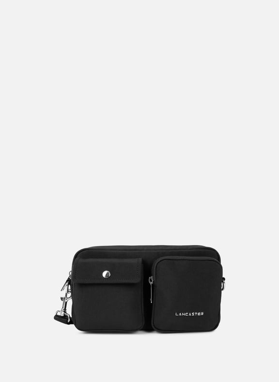Sac trotteur - basic pocket Noir by LANCASTER LANCASTER Sac trotteur - basic pocket Noir