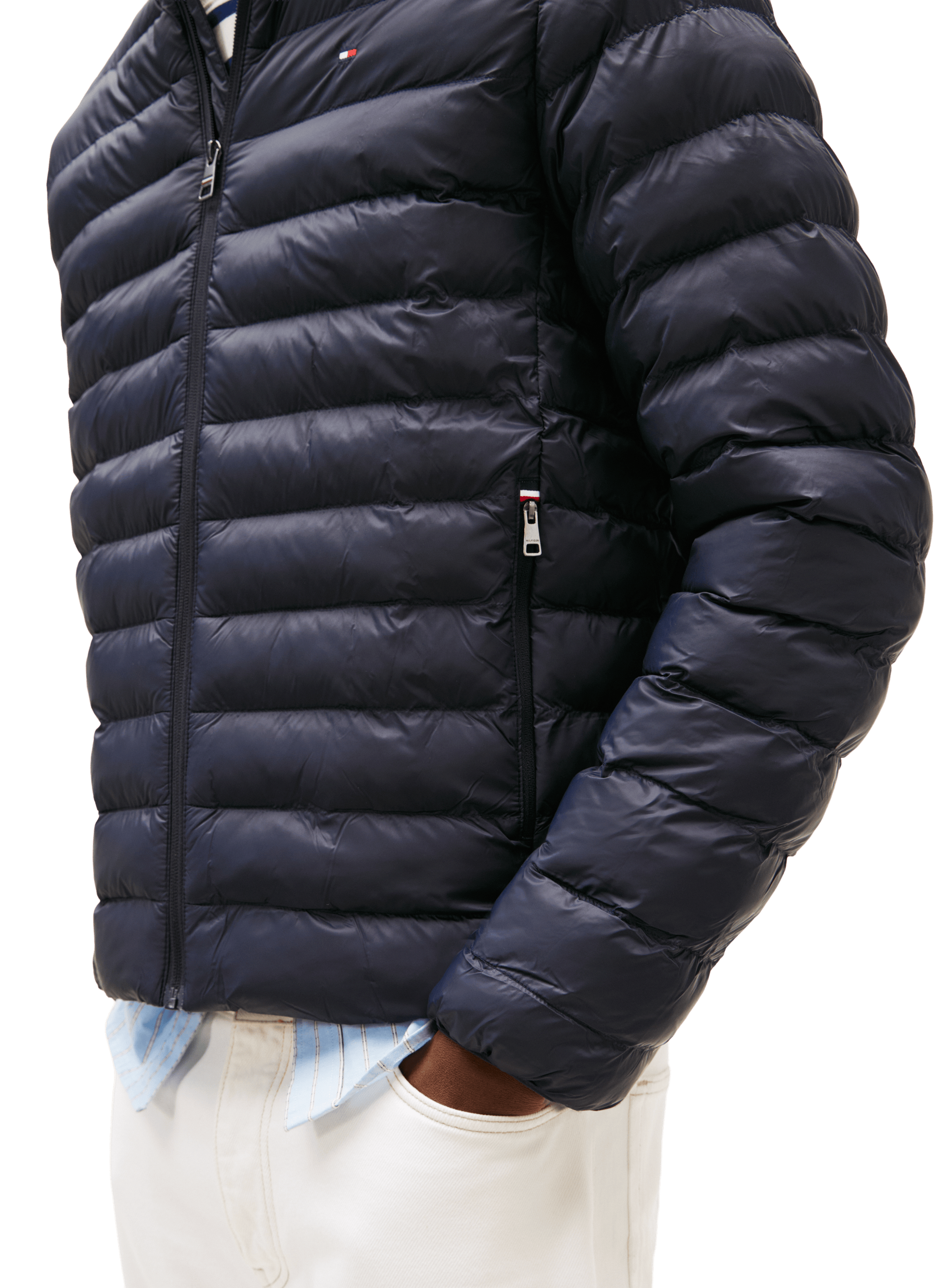 Quilted Packable Casual Jacket TOMMY HILFIGER Blue