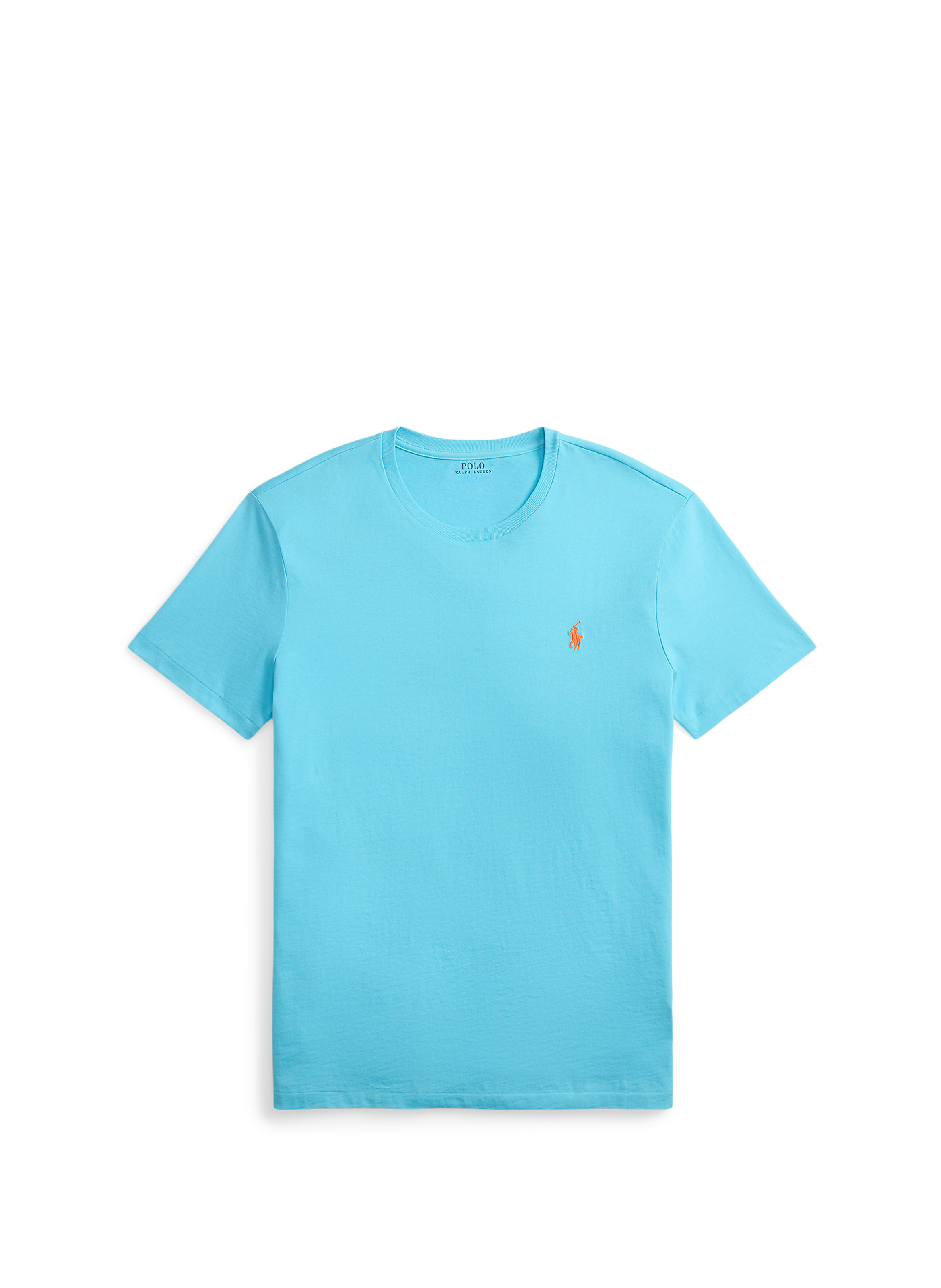 T-shirt slim en coton POLO RALPH LAUREN Bleu