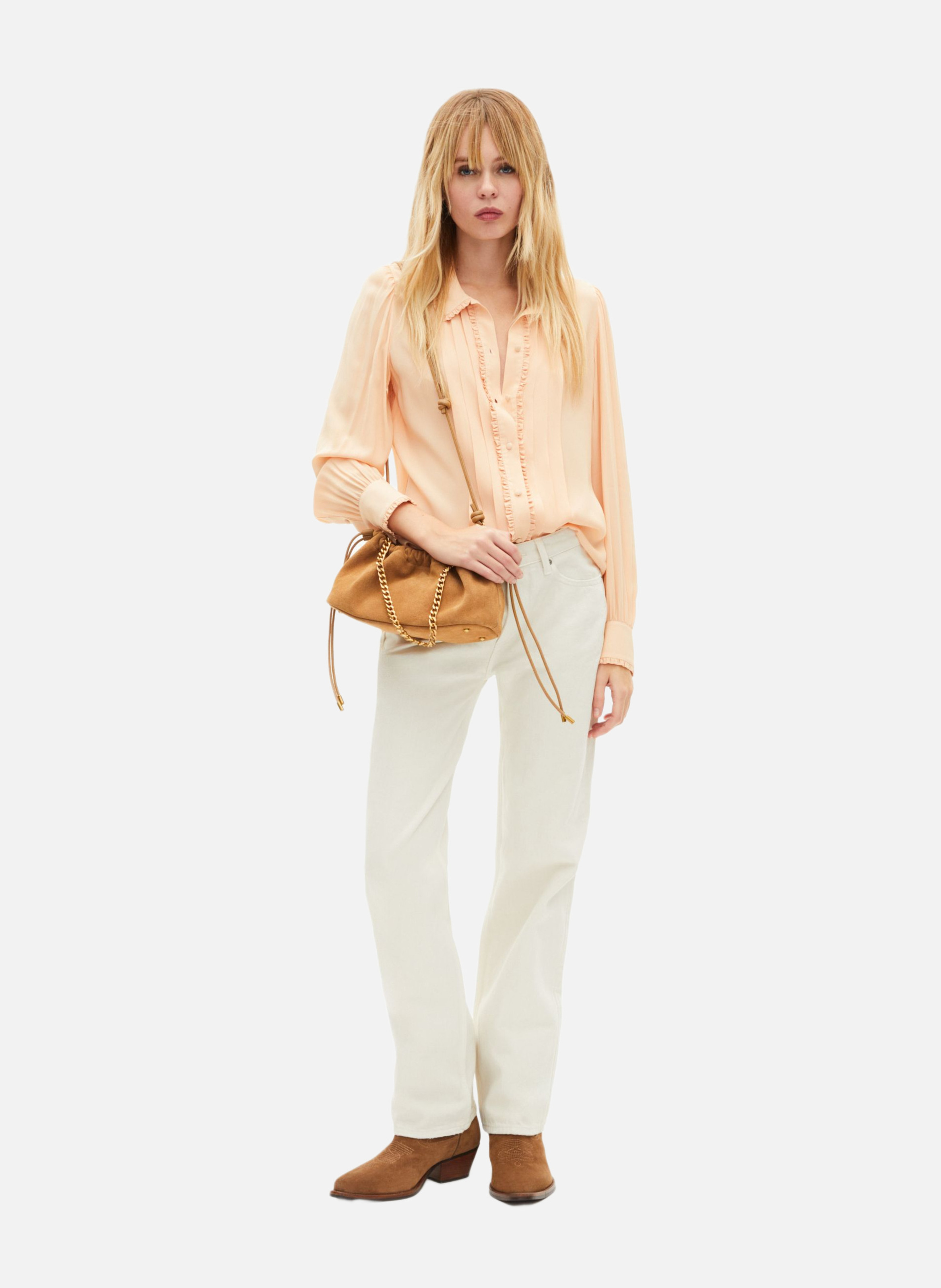 Sac taylor en suède THE KOOPLES Marron