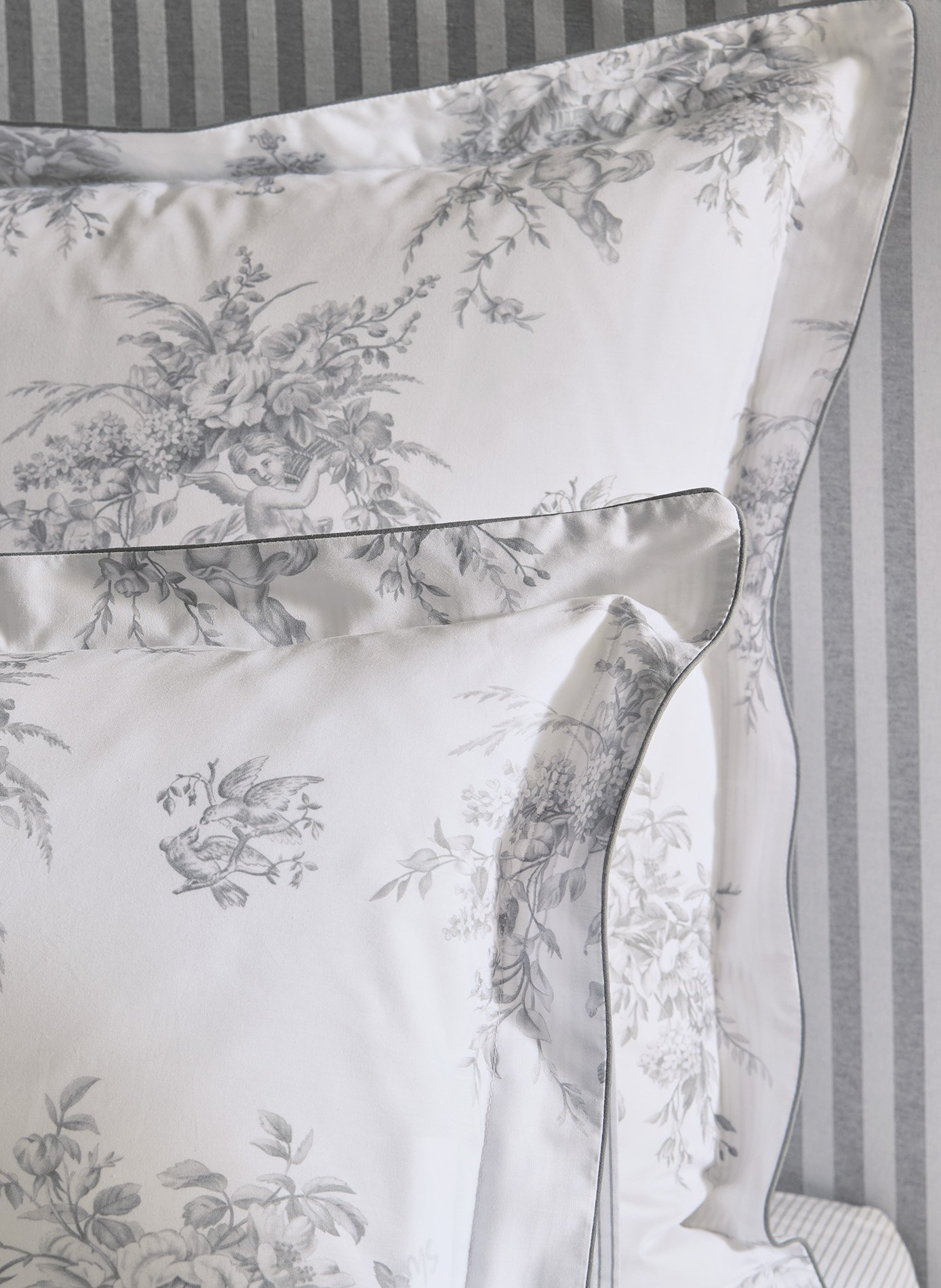 Taie d'oreiller evanescence ANNE DE SOLENE Blanc