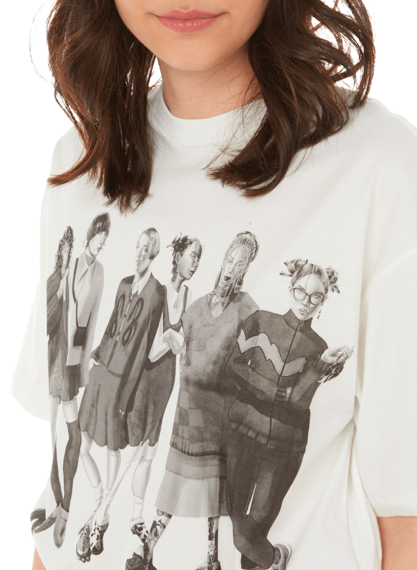 T-shirt ample en coton OPENING CEREMONY Multicolore