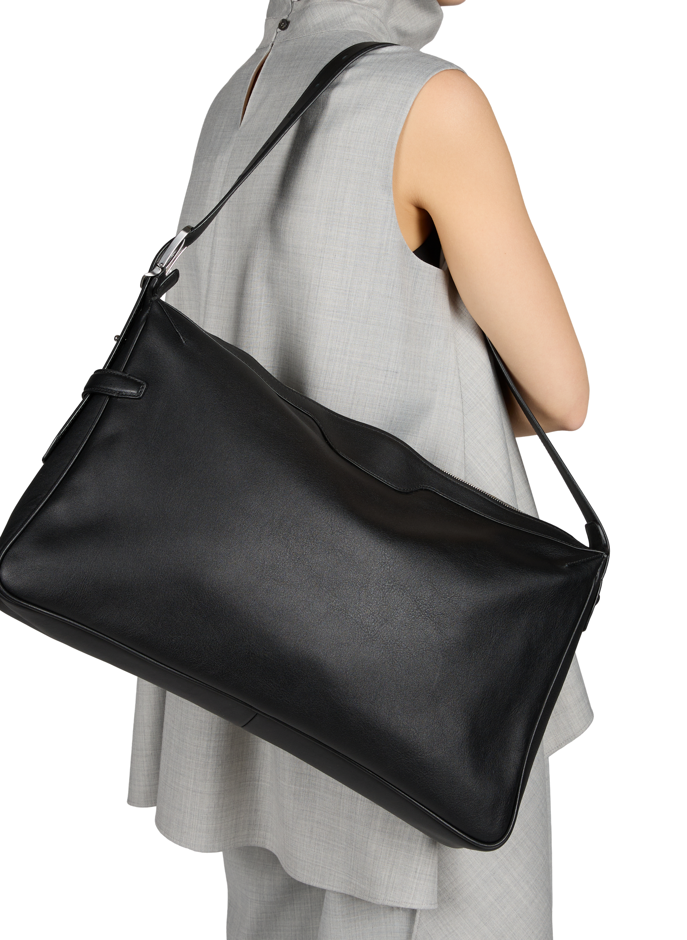 Cleo leather handbag BONASTRE Black