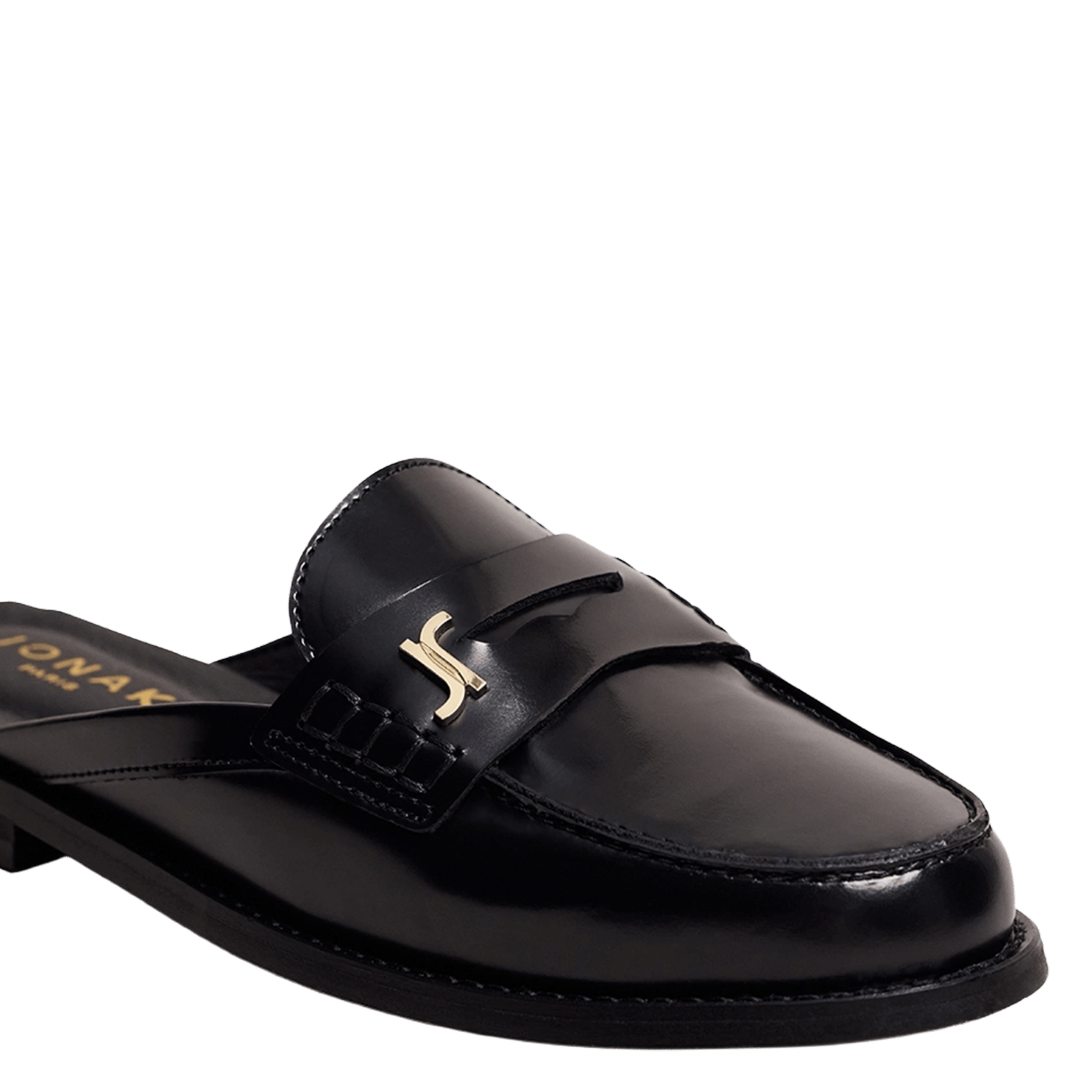 Mocassins en cuir amaury JONAK Noir
