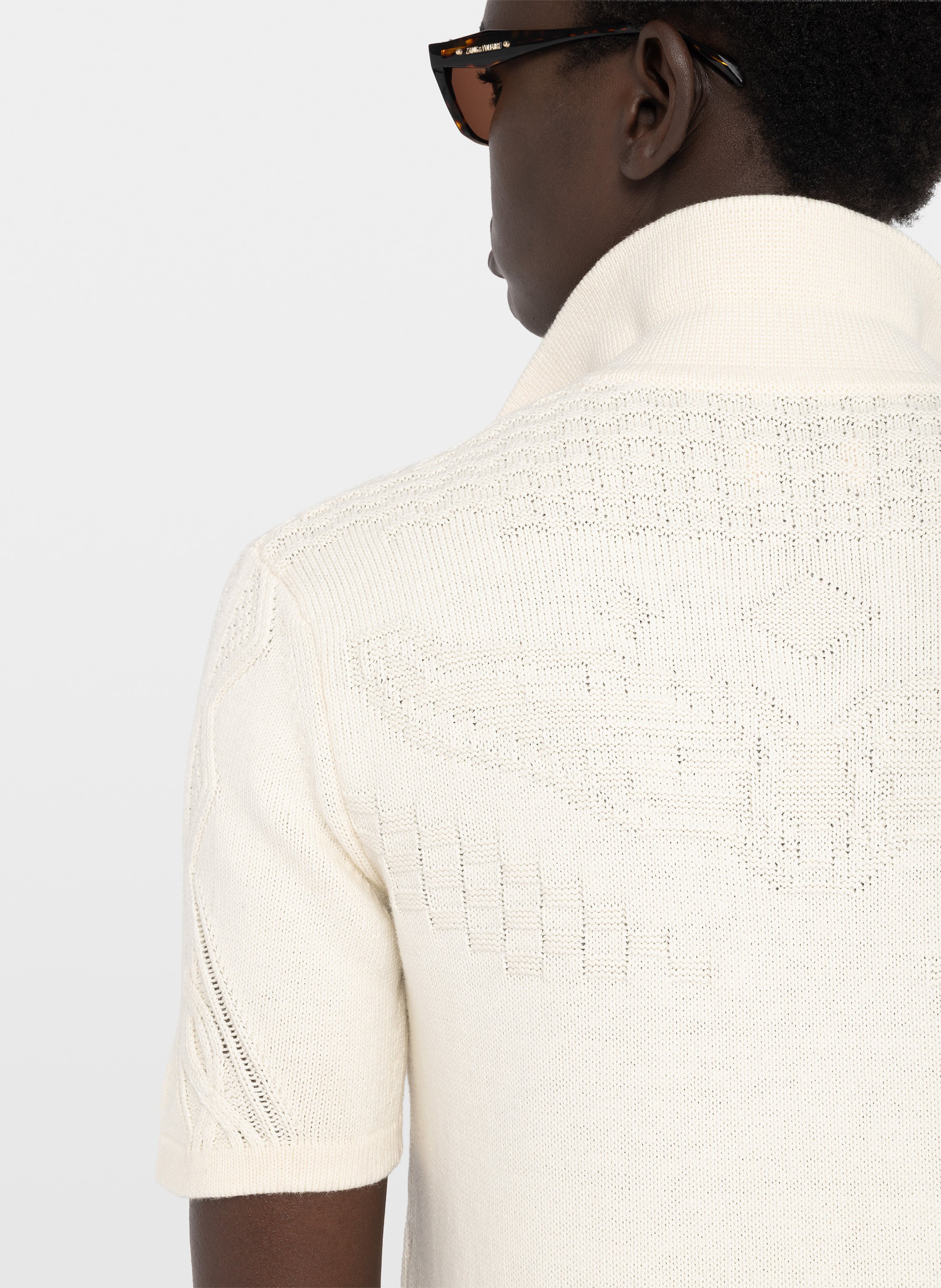 Robe courte en coton et laine mélangés lulu ZADIG&VOLTAIRE Beige