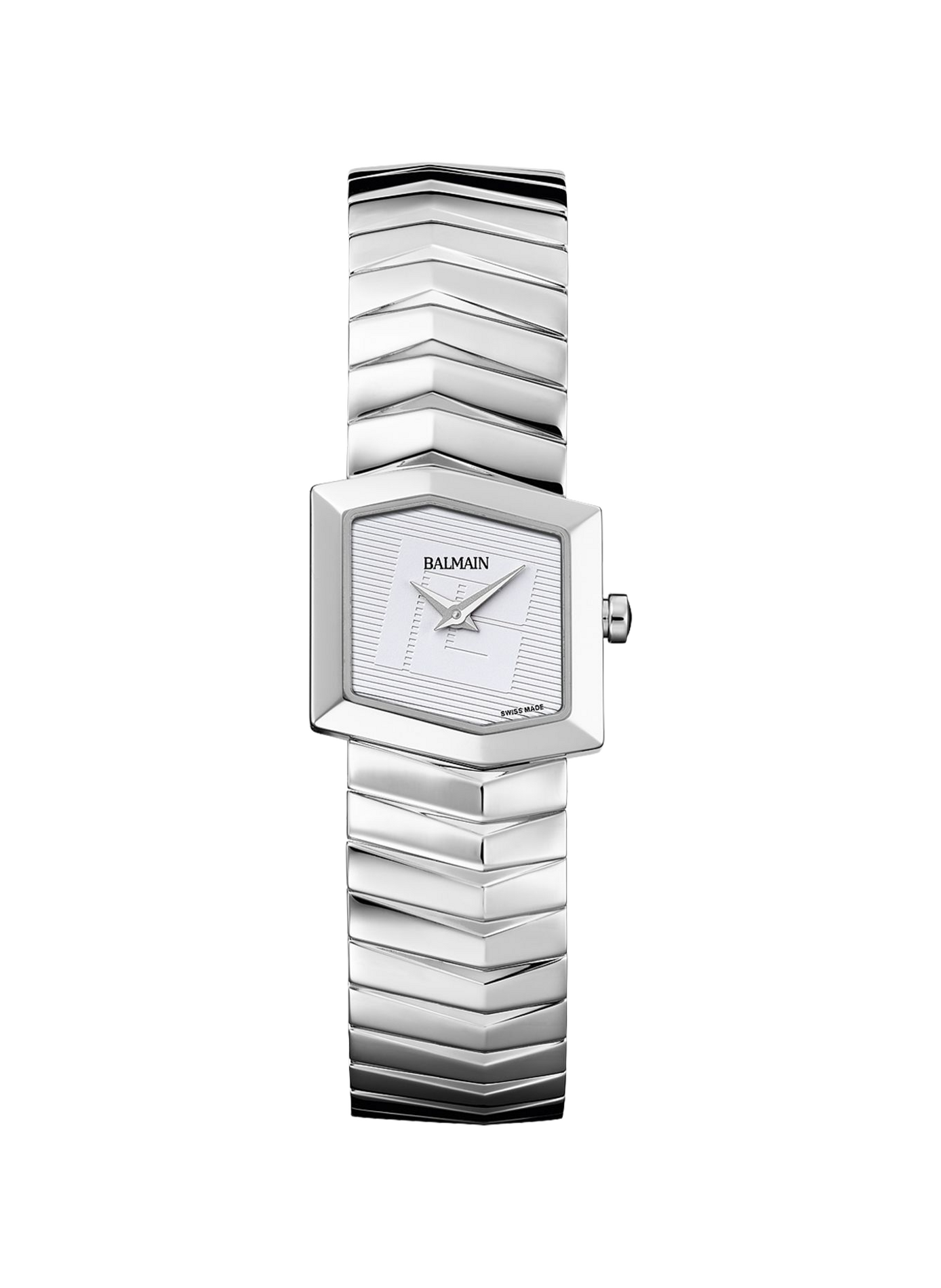 Montre analogique quartz Taffetas en acier inoxydable BALMAIN WATCHES Argent