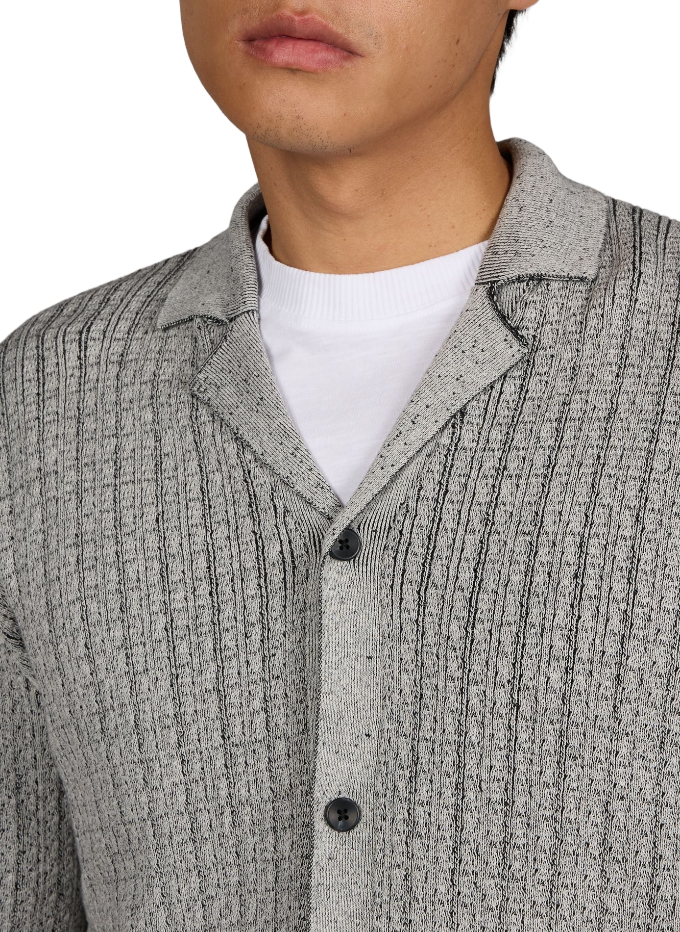 Chemise droite Evan  LES DEUX Gris