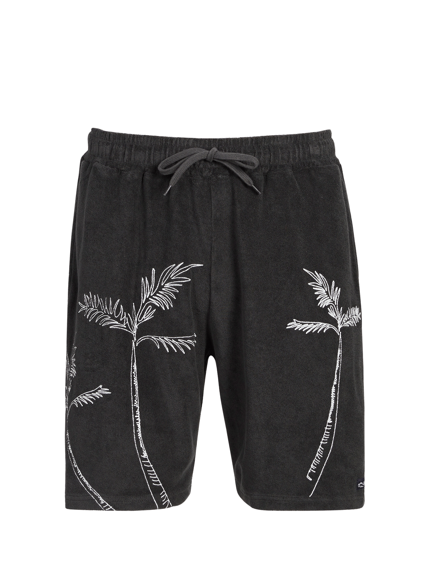 Short sponge Palm Tree in cotton MAISON LABICHE Black