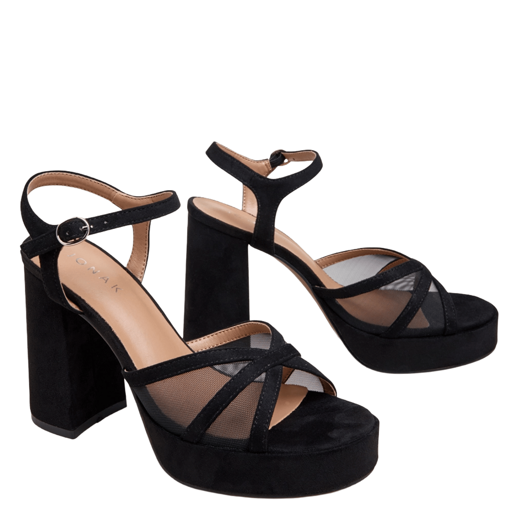 Sandales hautes à bride jennyfer JONAK Noir