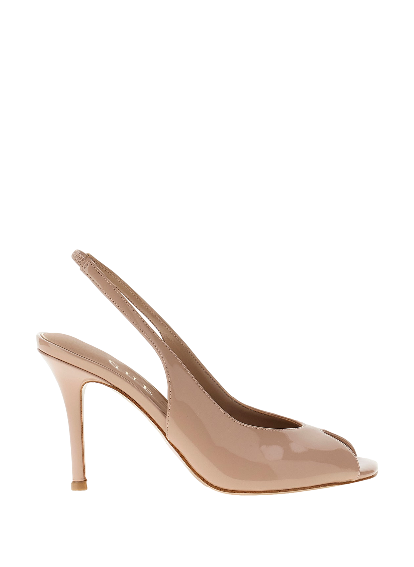 KISCO elastic strap pumps GUESS Beige
