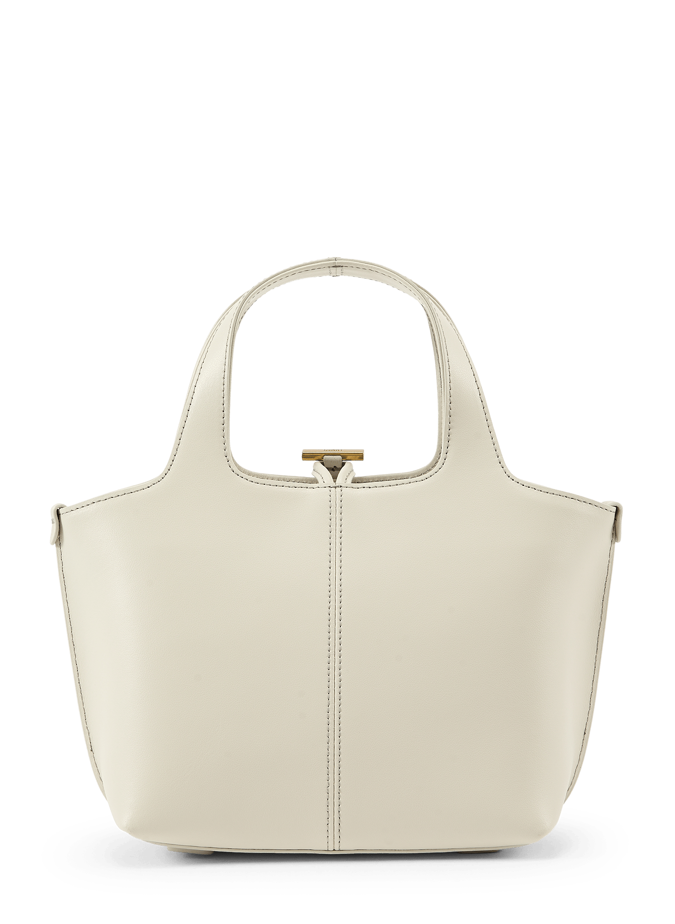 Leren handtas ATELIER DE LUMEN Beige