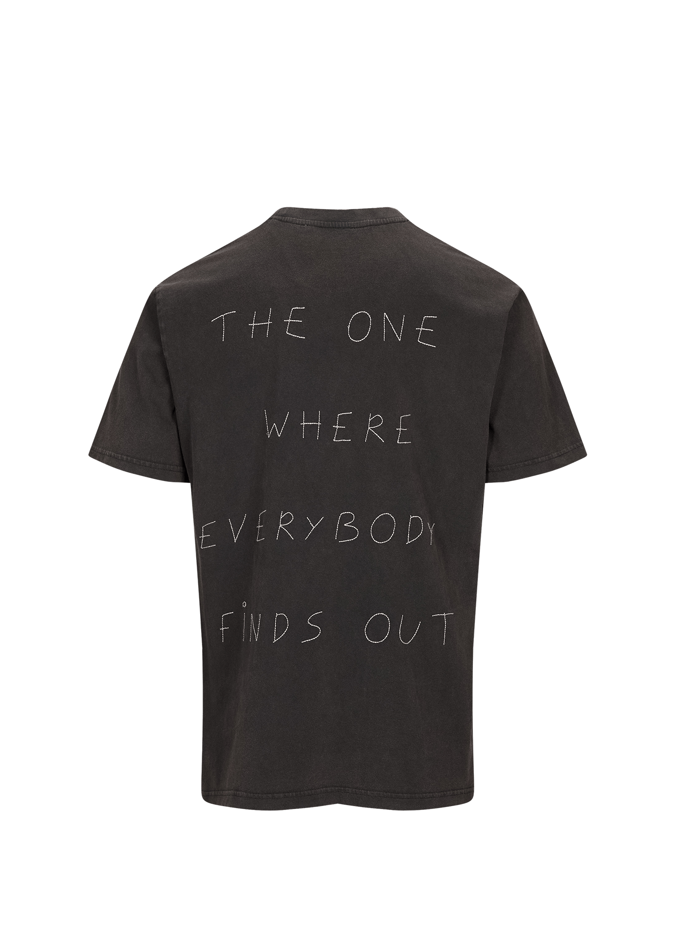 Friends x Maison Labiche - Camiseta bordada de algodón MAISON LABICHE Negro