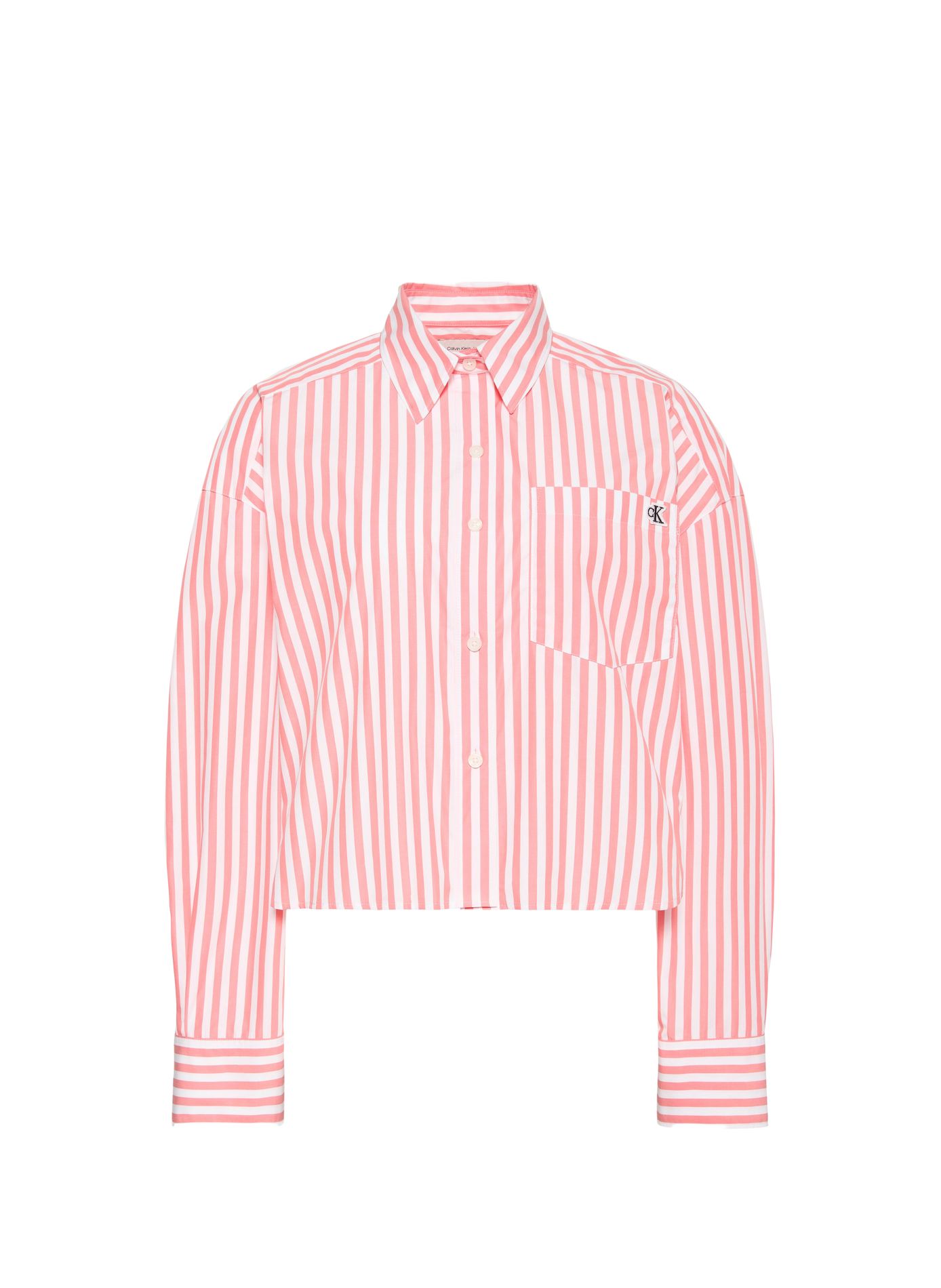 Gestreept shirt met logo  Fifty stripe rose