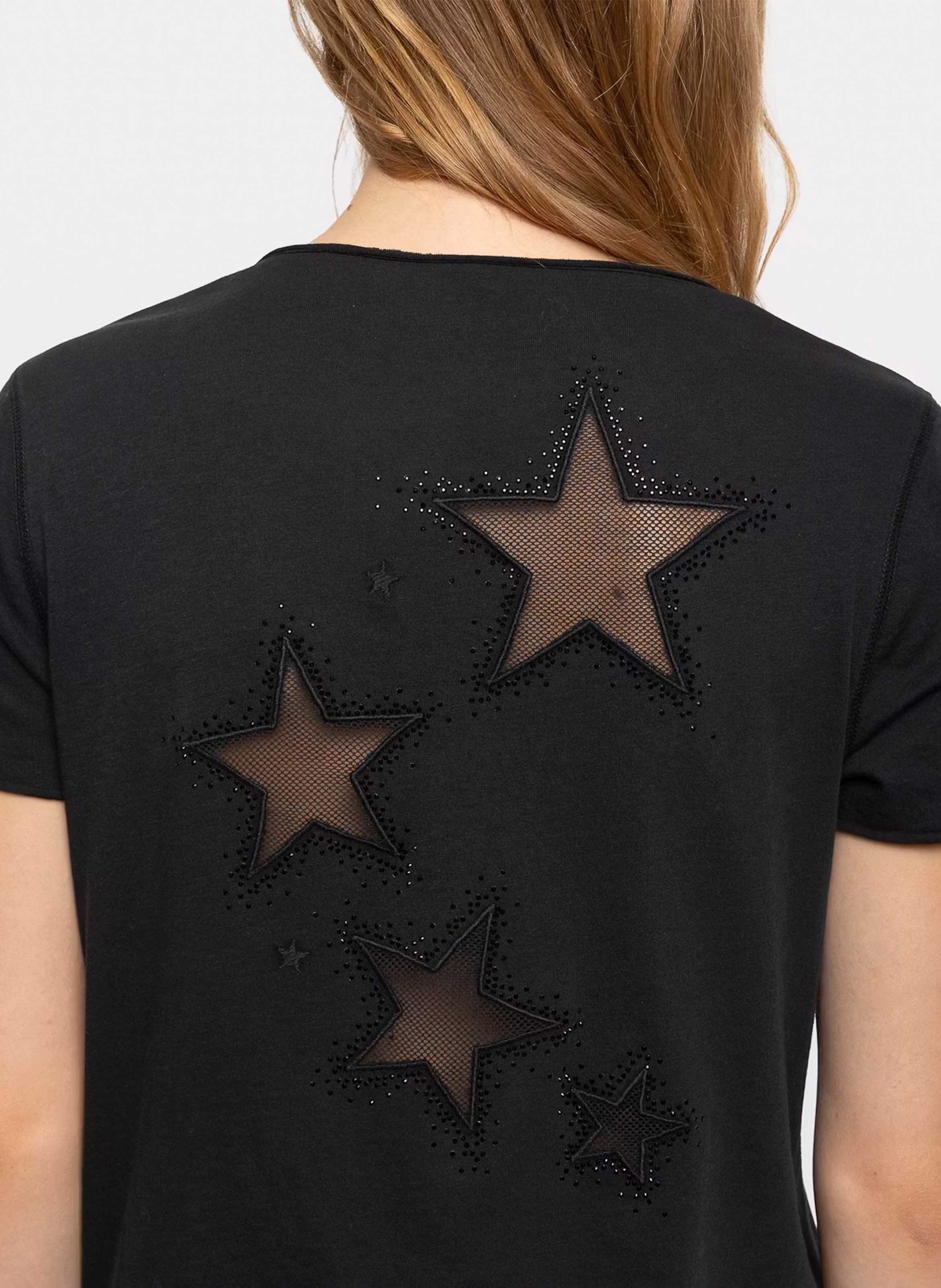 Recht T-shirt van katoen. ZADIG&VOLTAIRE Groen