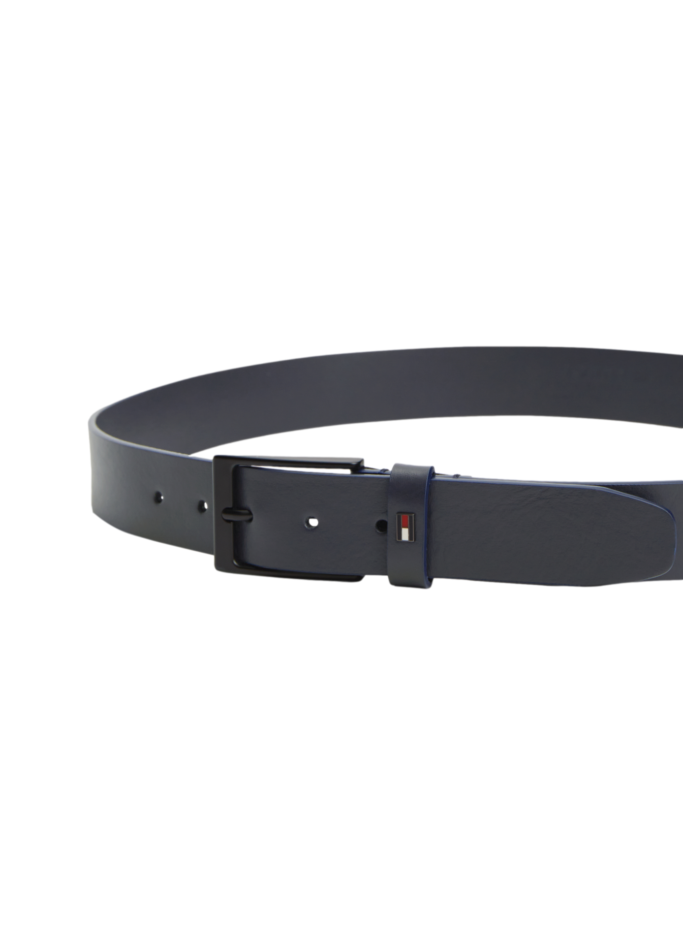Calfskin leather belt | Blue TOMMY HILFIGER Men